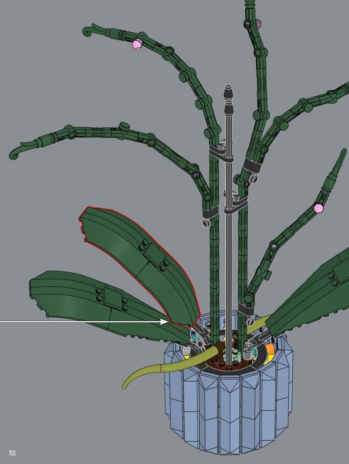 TwindBricks3D - 10311 Orchid - Elegant and Lifelike Floral Decor 3D print model_46