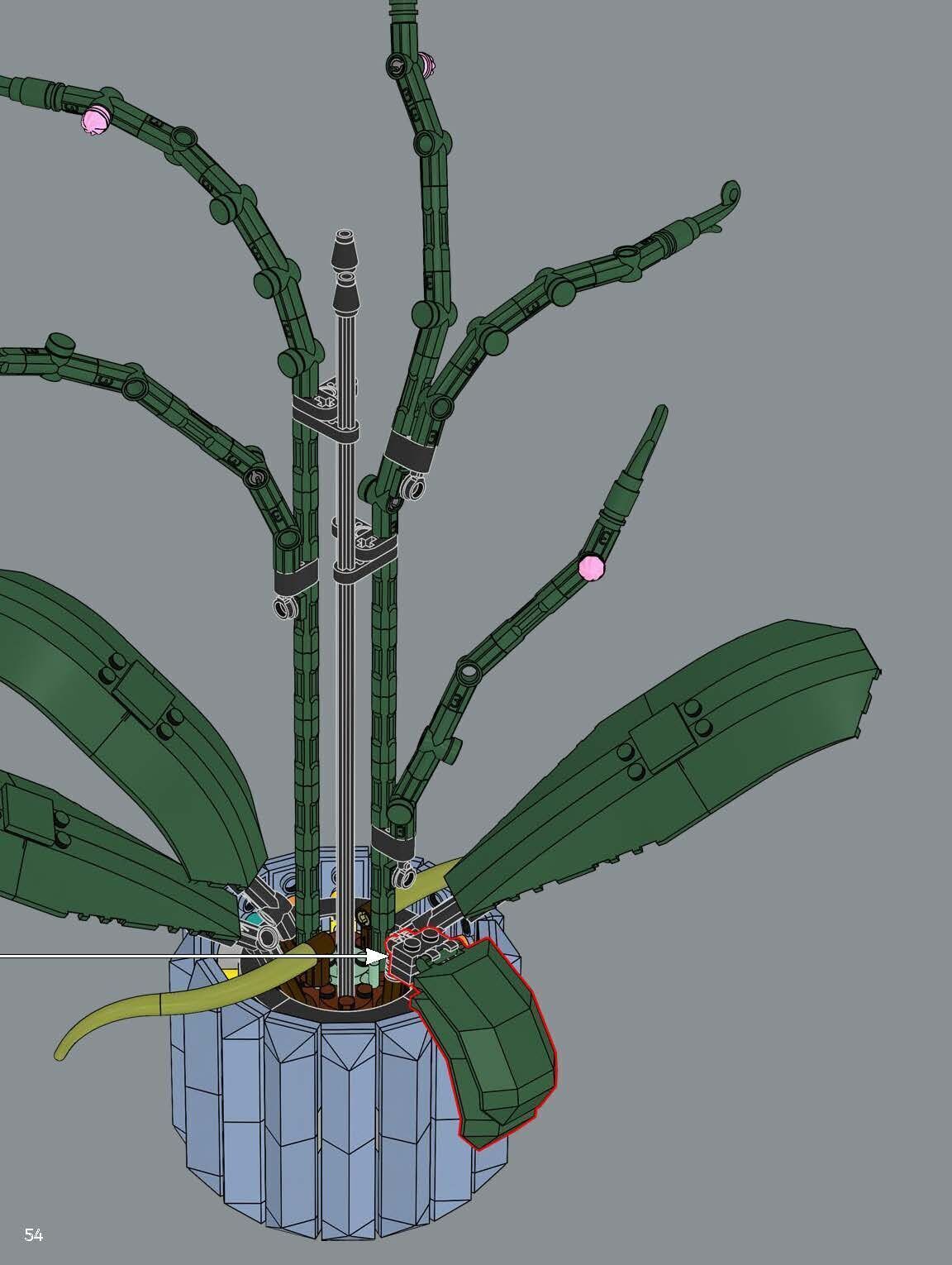 TwindBricks3D - 10311 Orchid - Elegant and Lifelike Floral Decor 3D print model_48