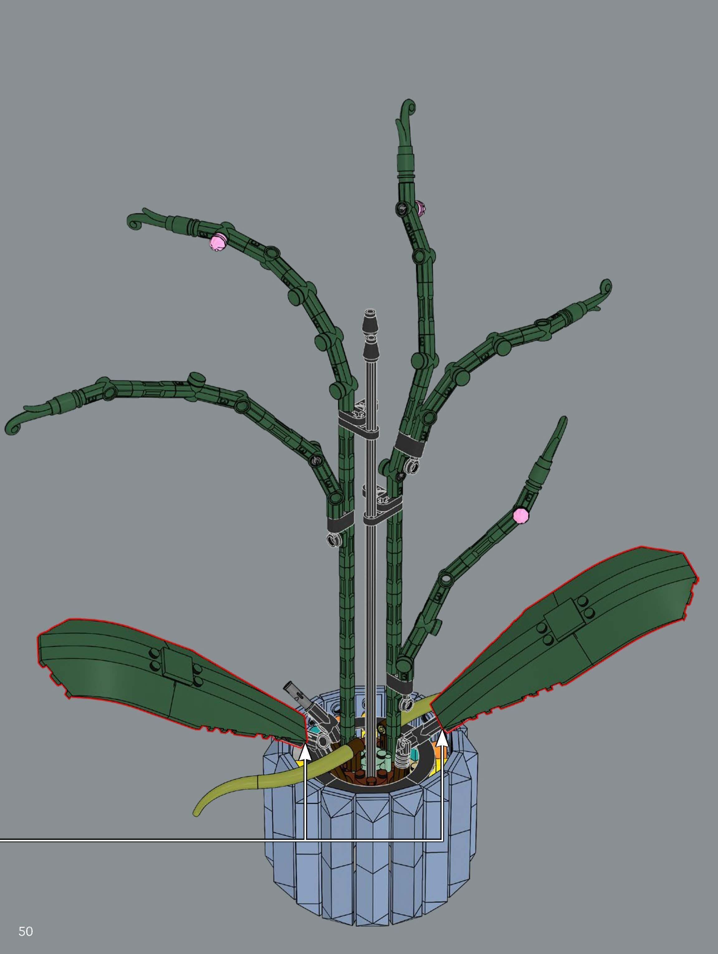 TwindBricks3D - 10311 Orchid - Elegant and Lifelike Floral Decor 3D print model_44