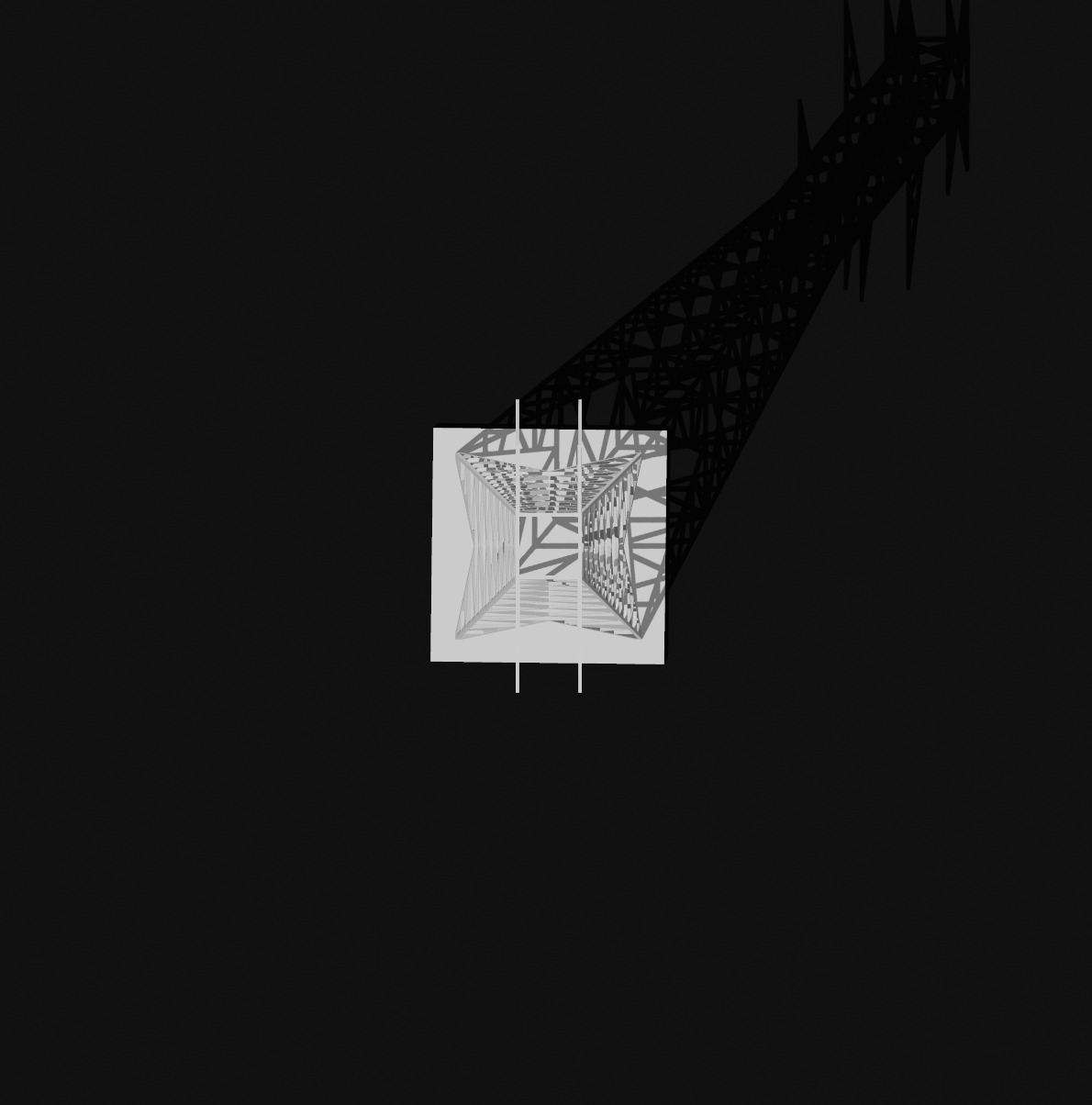 electric pole model 3D print model_3