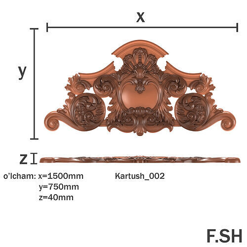 Kartush 002 3D print model