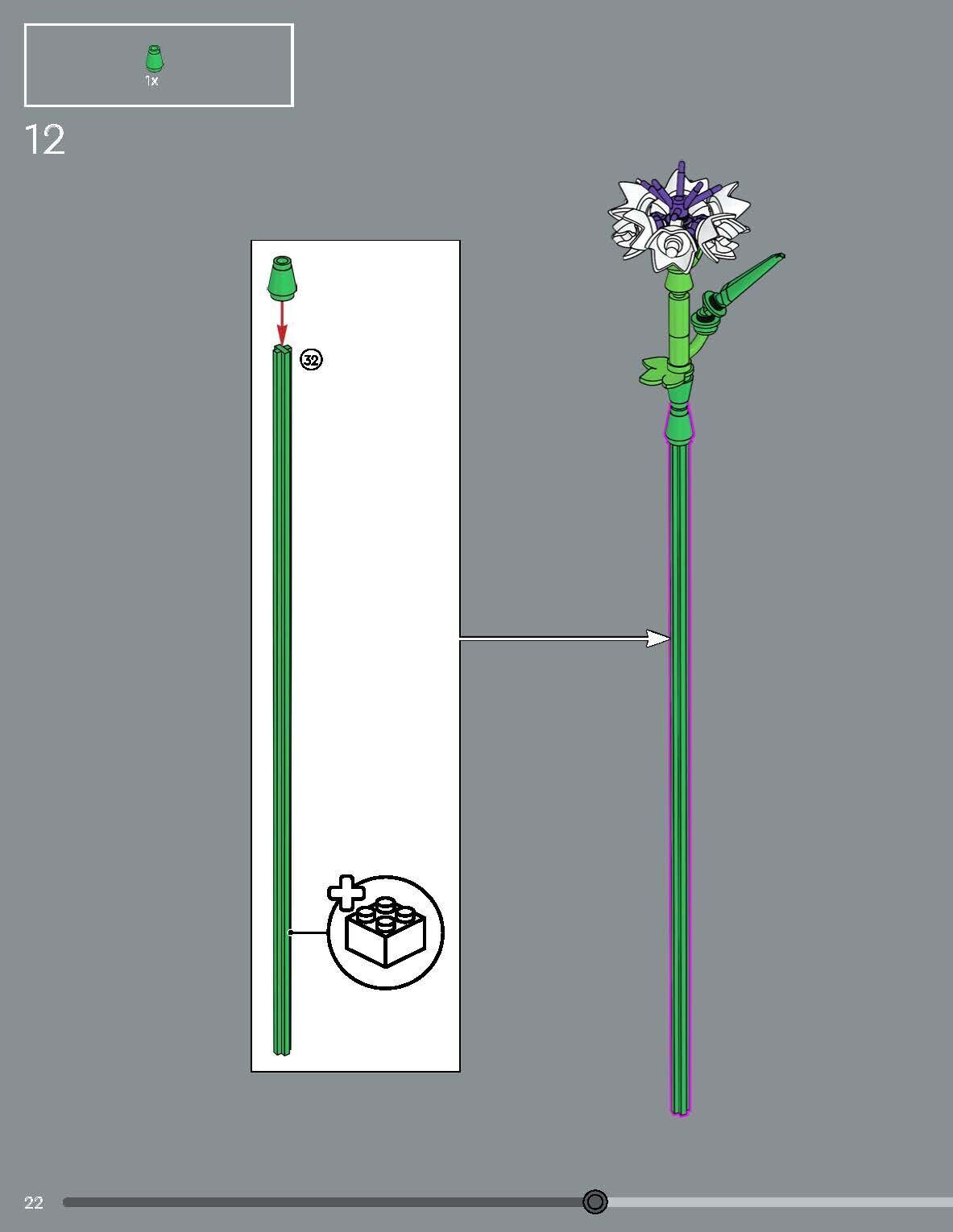 TwindBricks3D - 10313 Wildflower Bouquet 3D print model_9