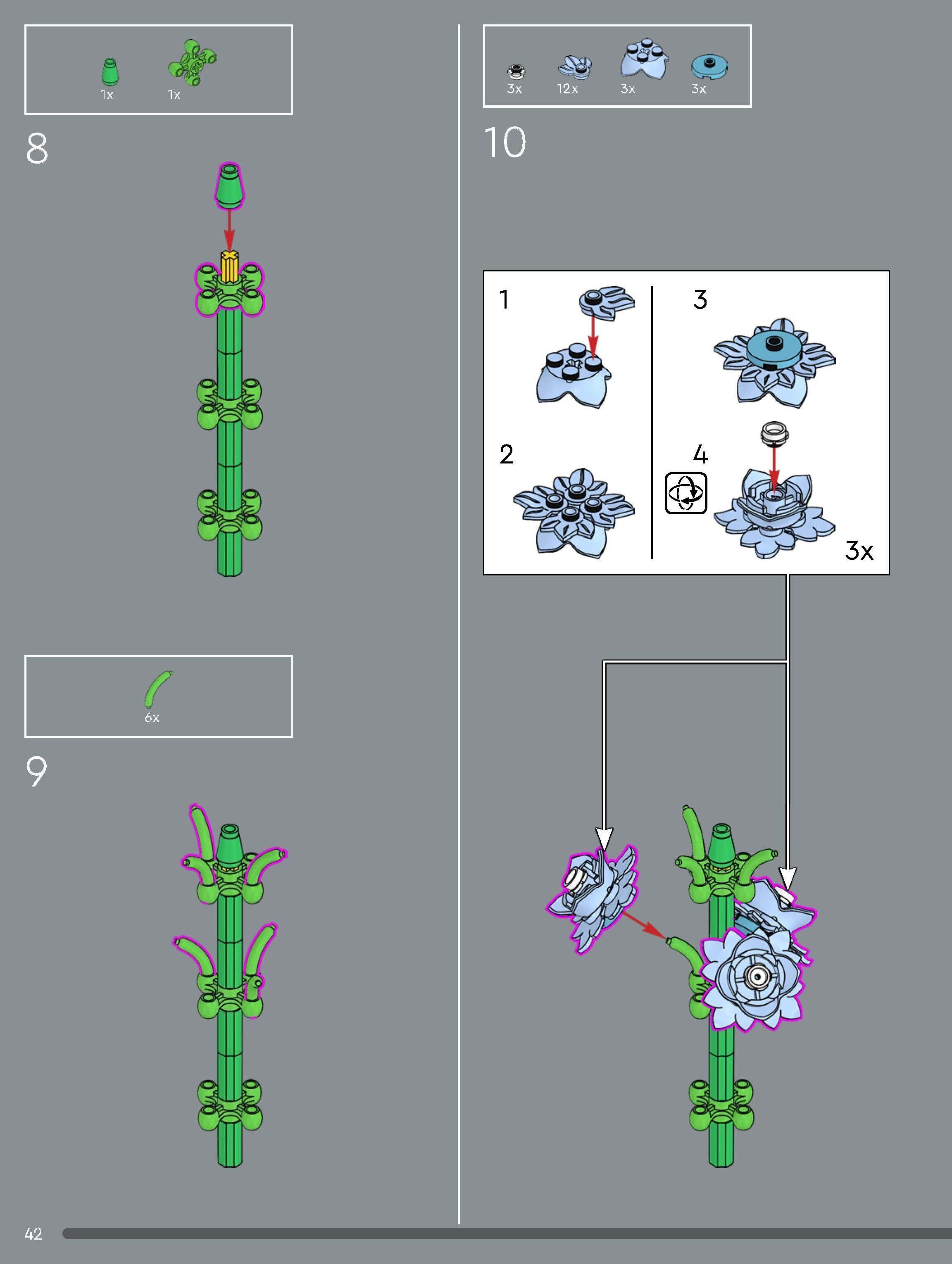 TwindBricks3D - 10313 Wildflower Bouquet 3D print model_45