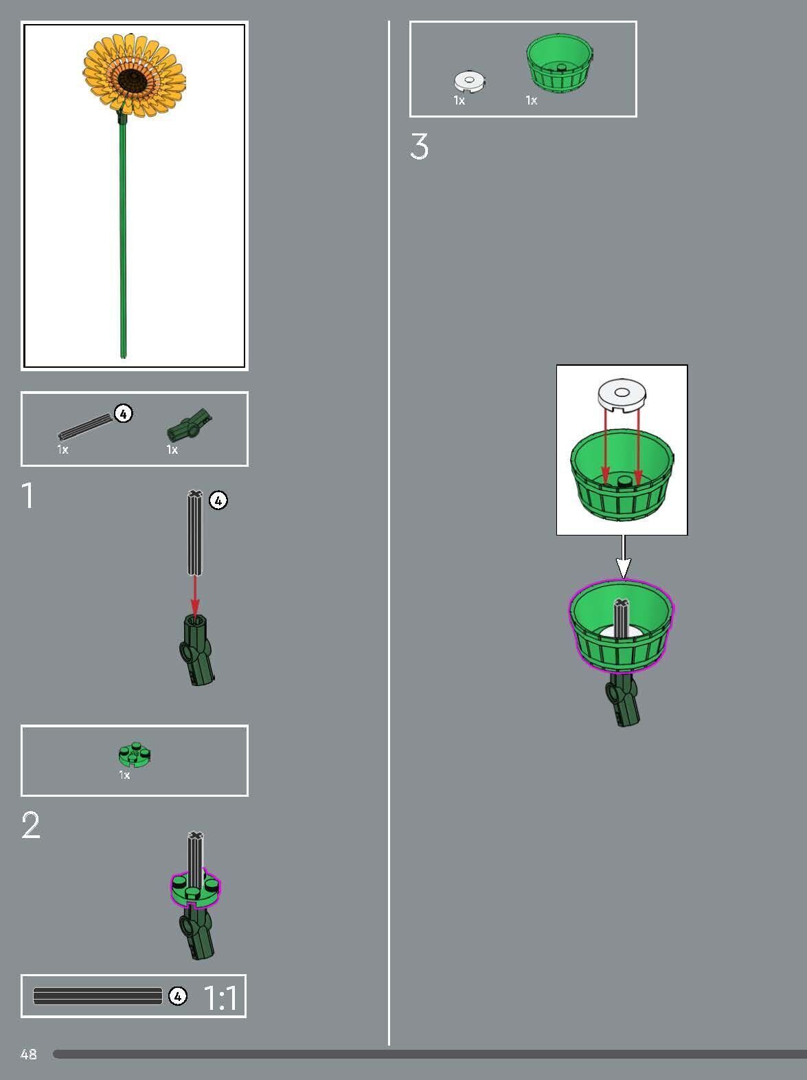 TwindBricks3D - 10313 Wildflower Bouquet 3D print model_35