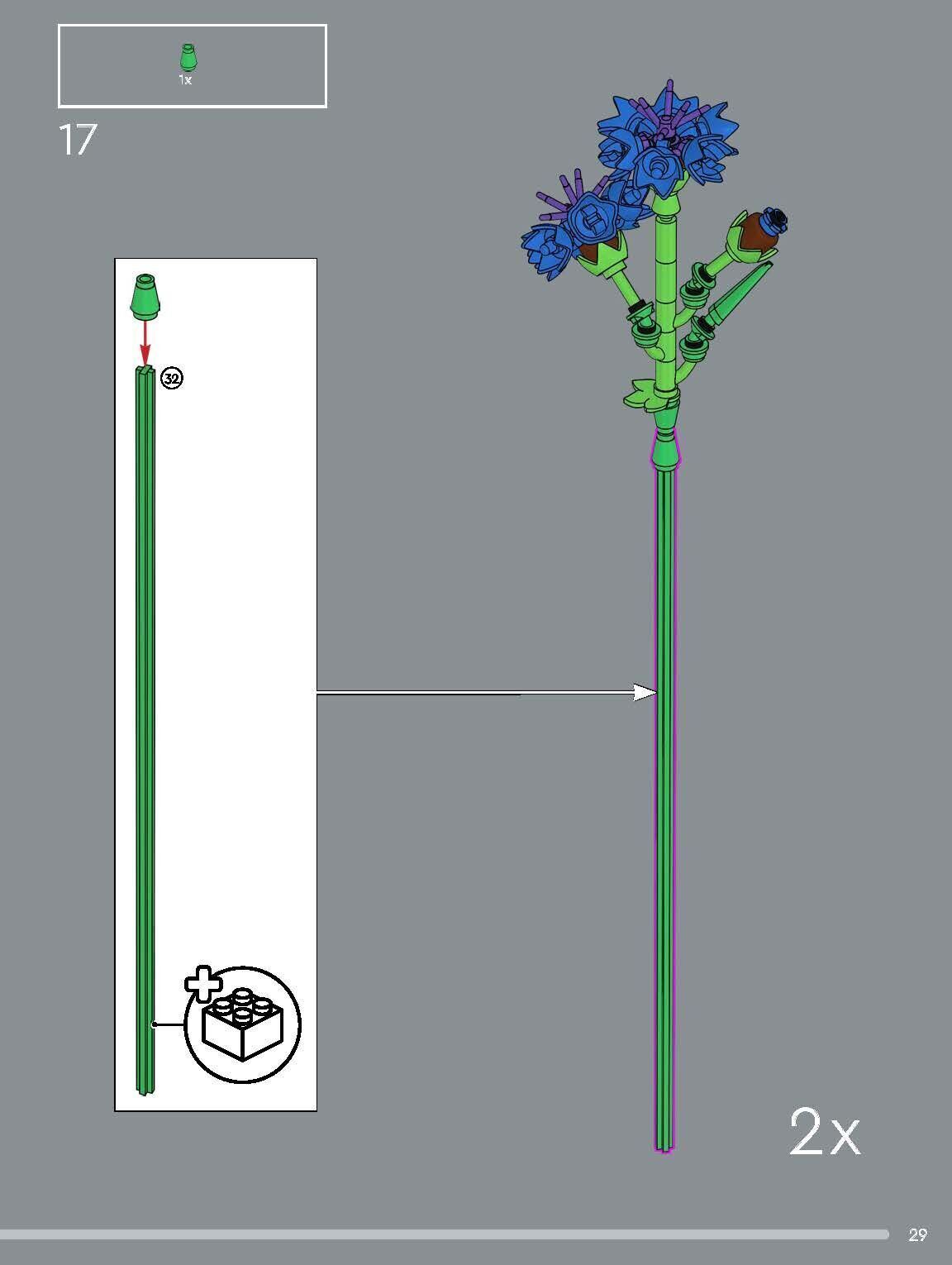 TwindBricks3D - 10313 Wildflower Bouquet 3D print model_24