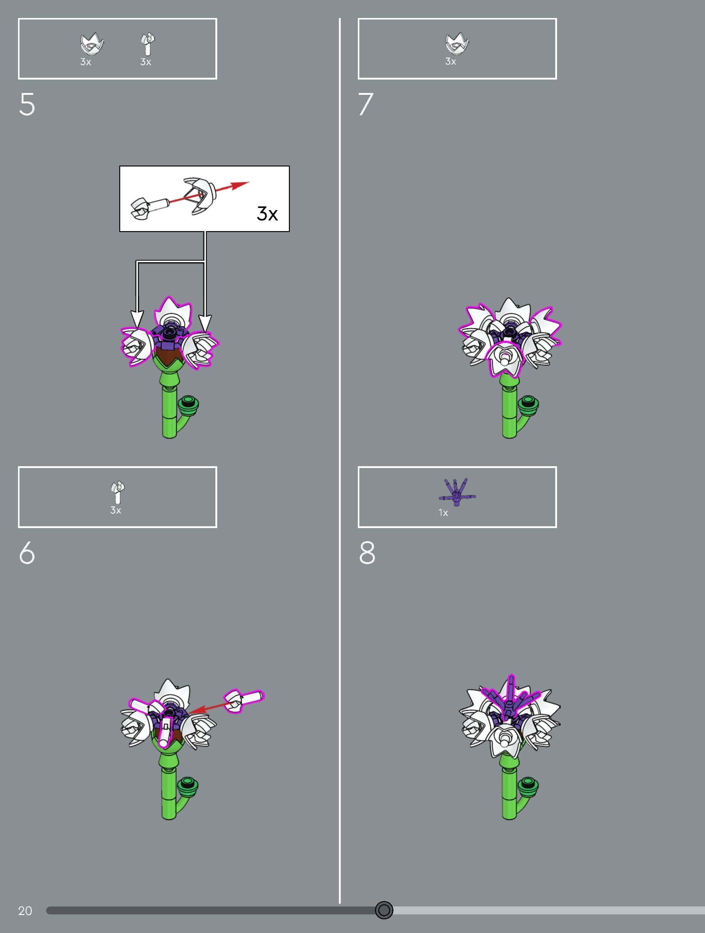 TwindBricks3D - 10313 Wildflower Bouquet 3D print model_10