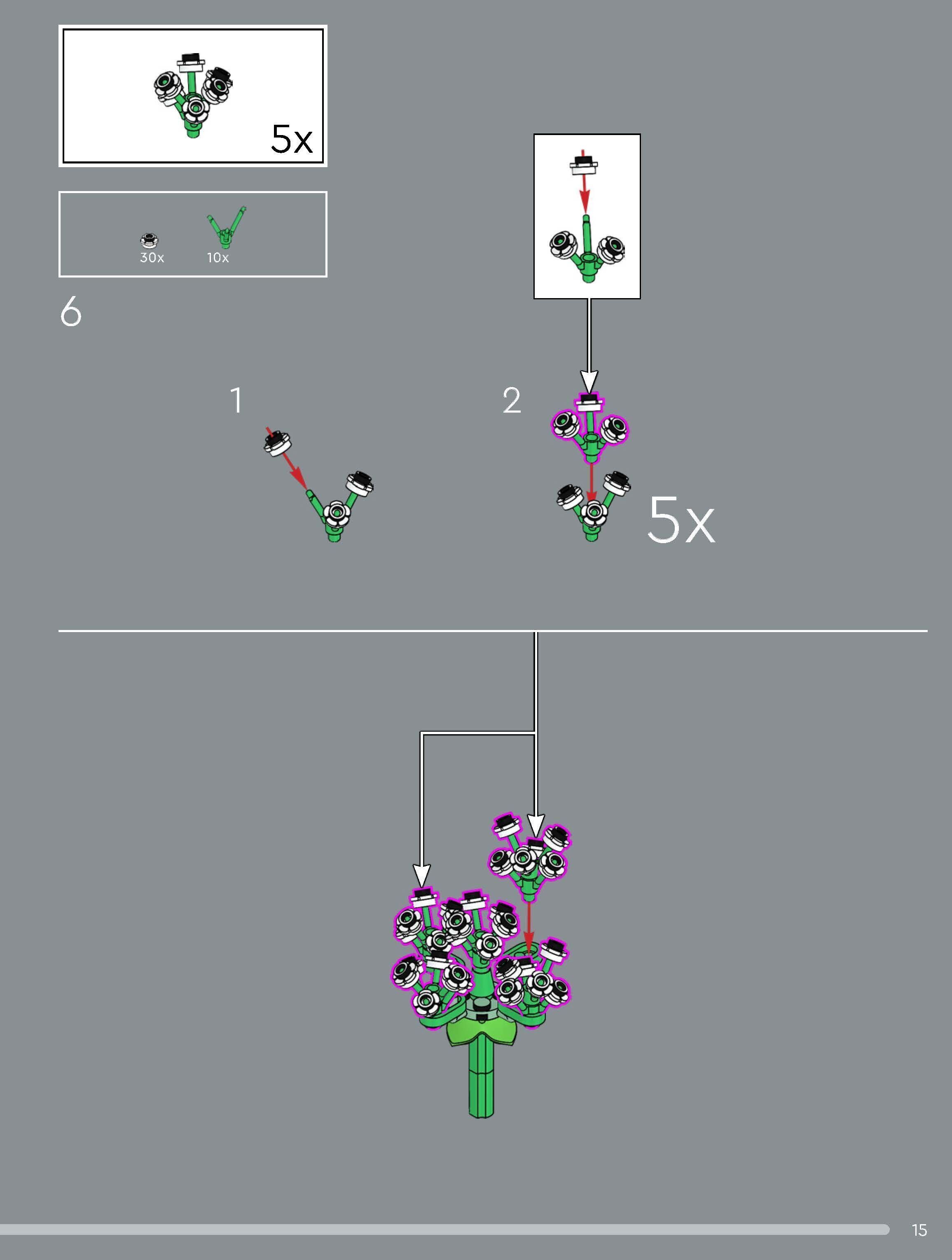 TwindBricks3D - 10313 Wildflower Bouquet 3D print model_5