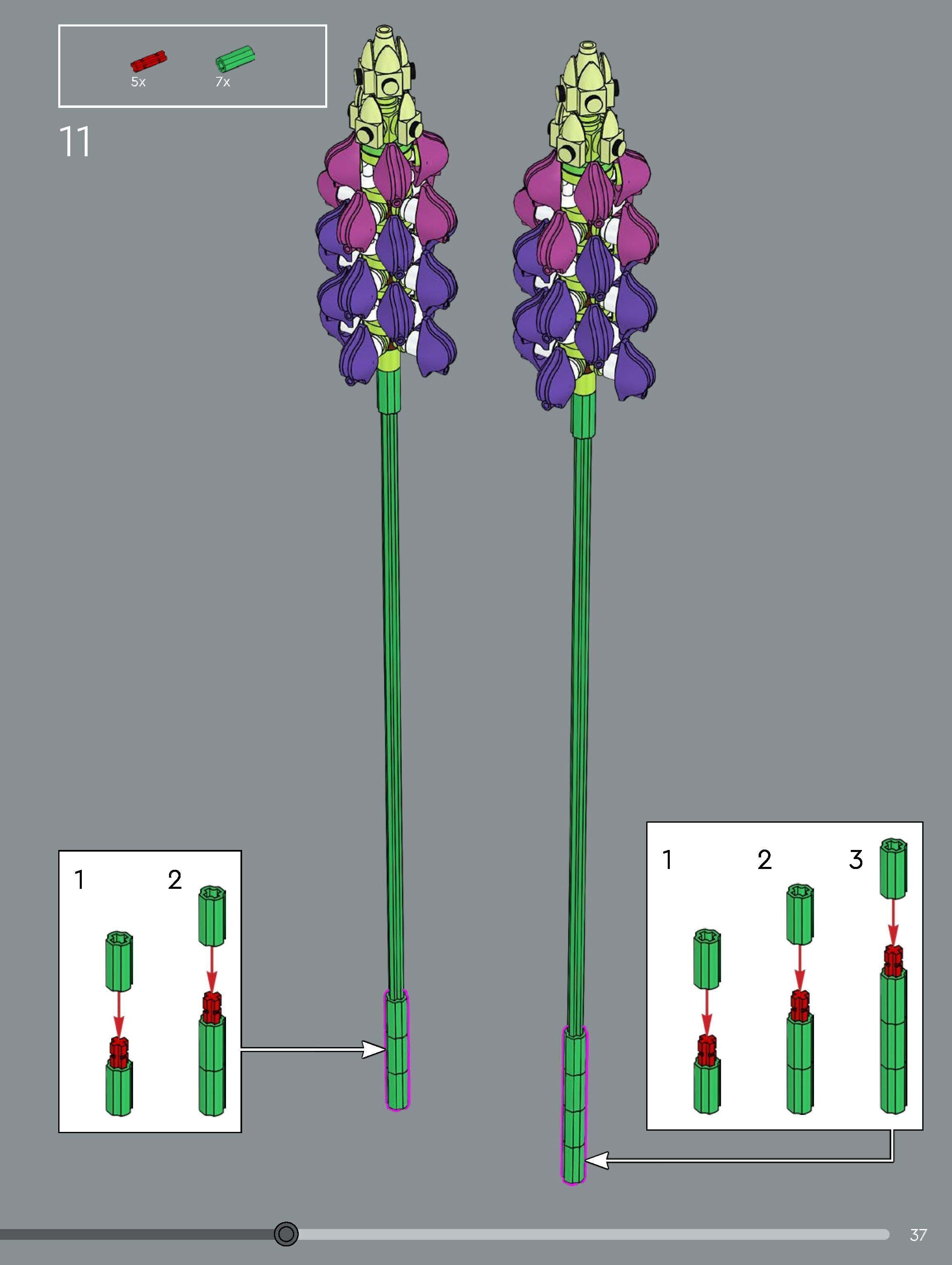 TwindBricks3D - 10313 Wildflower Bouquet 3D print model_32