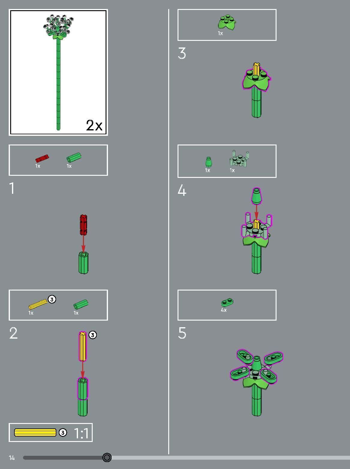 TwindBricks3D - 10313 Wildflower Bouquet 3D print model_7