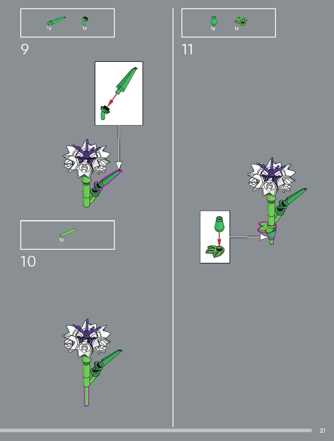 TwindBricks3D - 10313 Wildflower Bouquet 3D print model_18