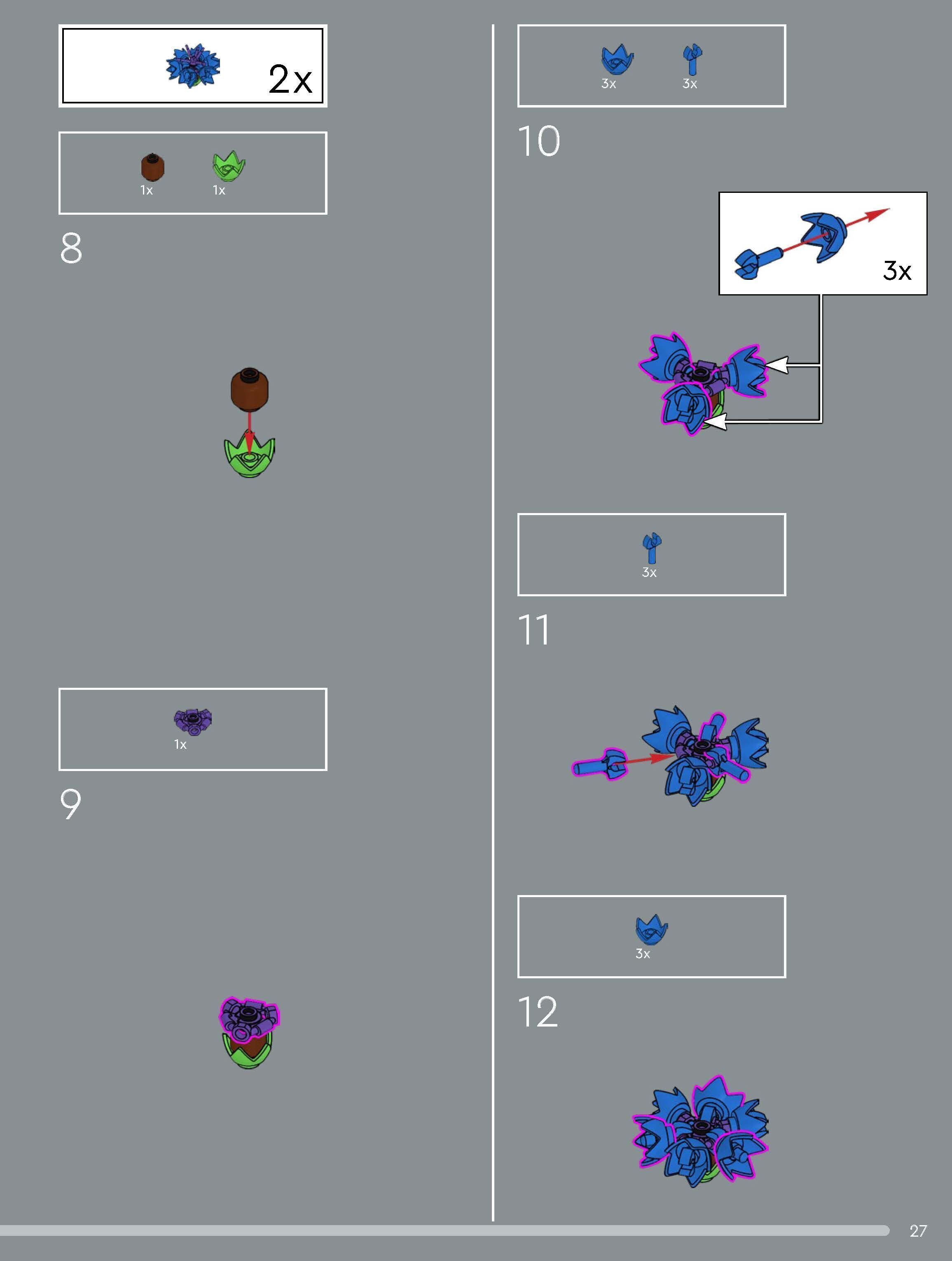 TwindBricks3D - 10313 Wildflower Bouquet 3D print model_31