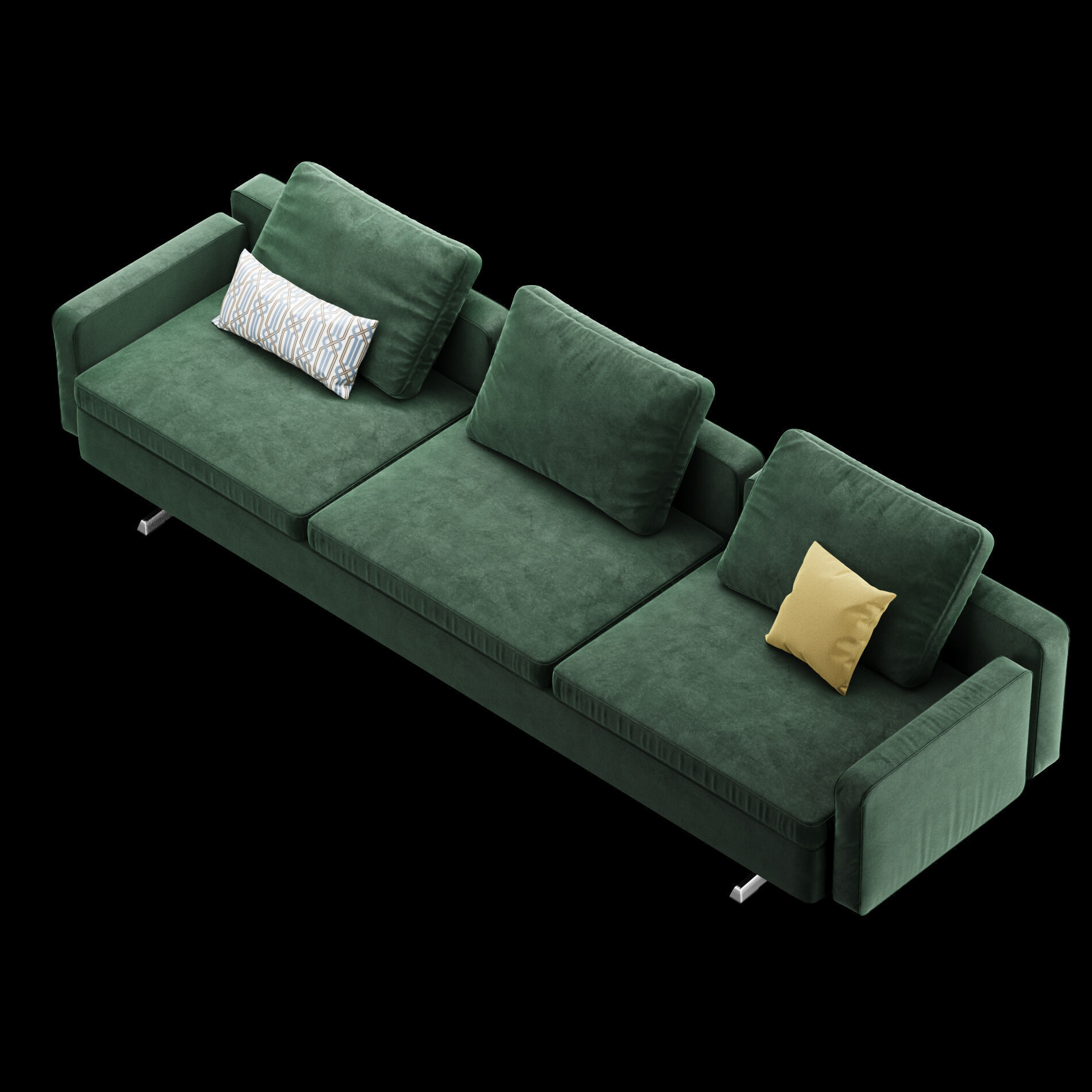 Modern sofa 2 3D model_4