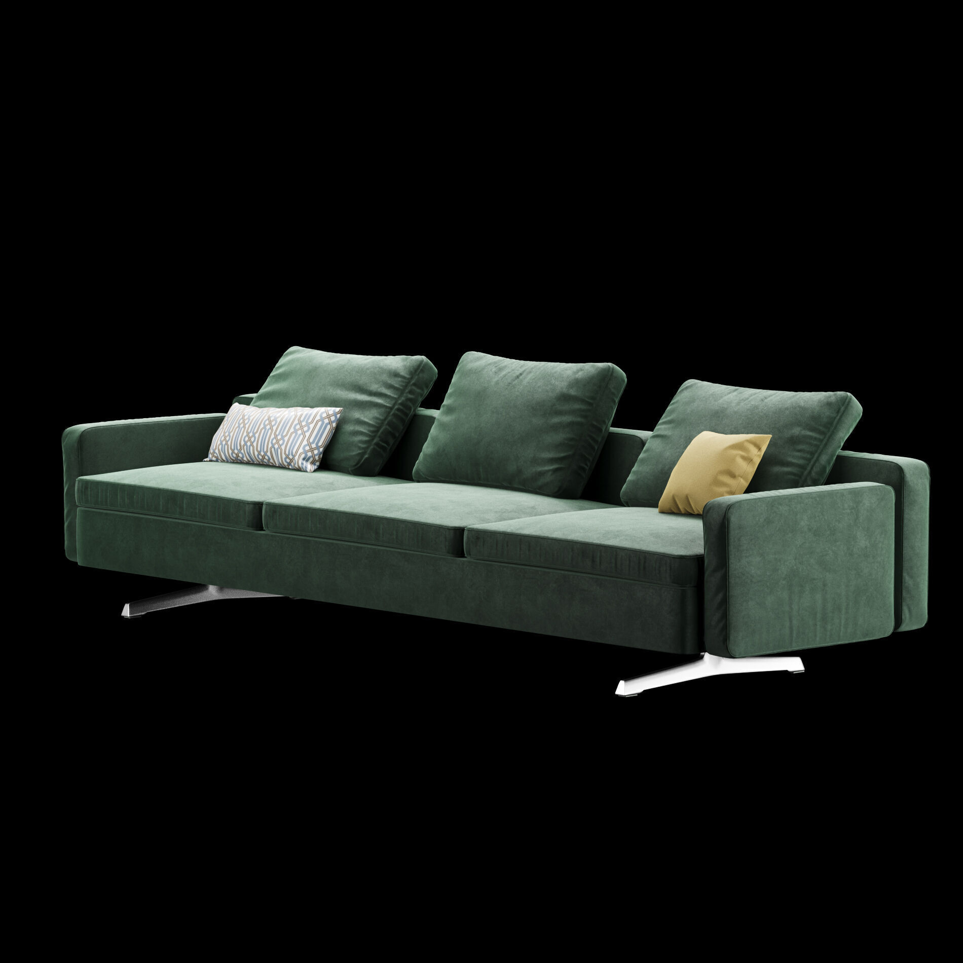 Modern sofa 2 3D model_1