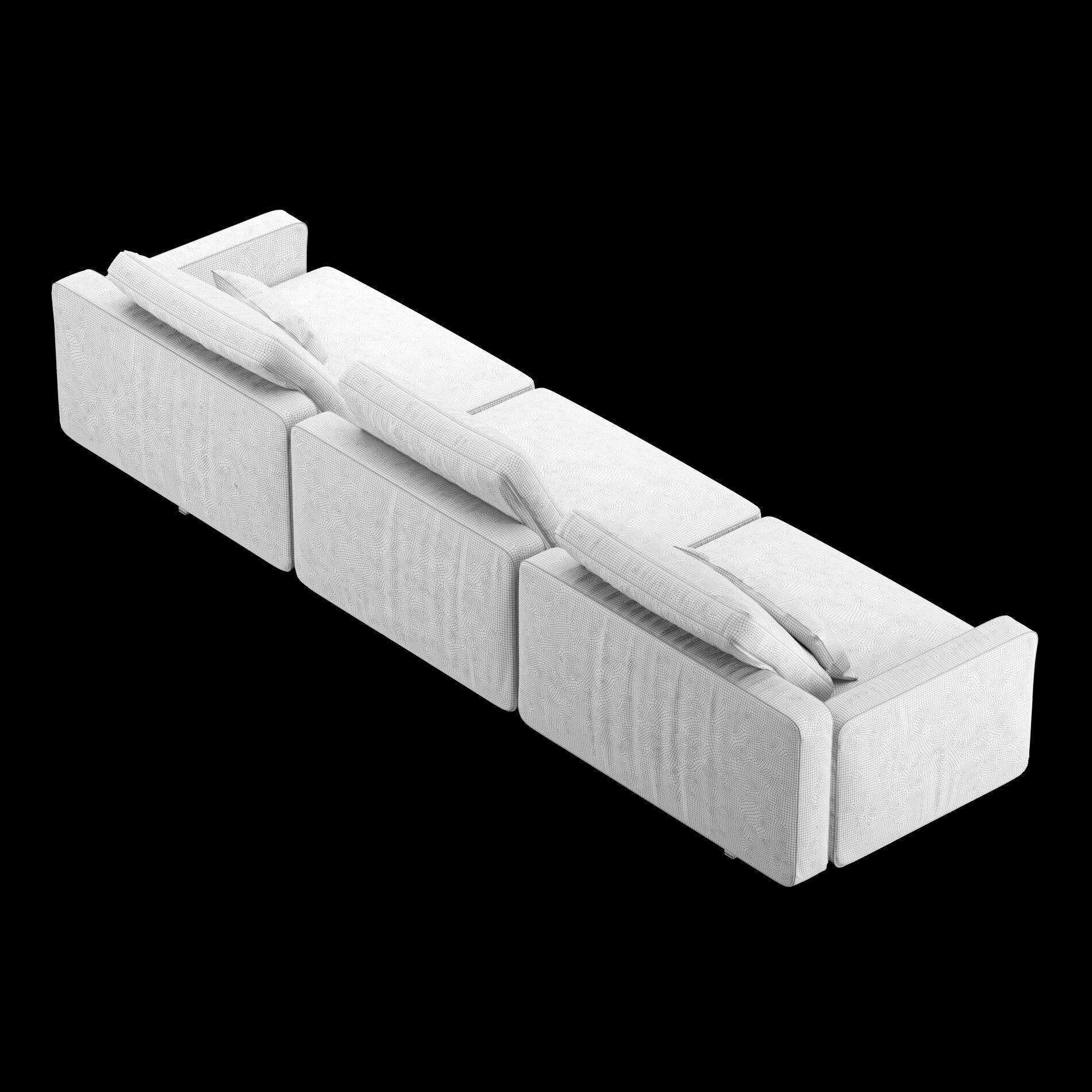 Modern sofa 2 3D model_7