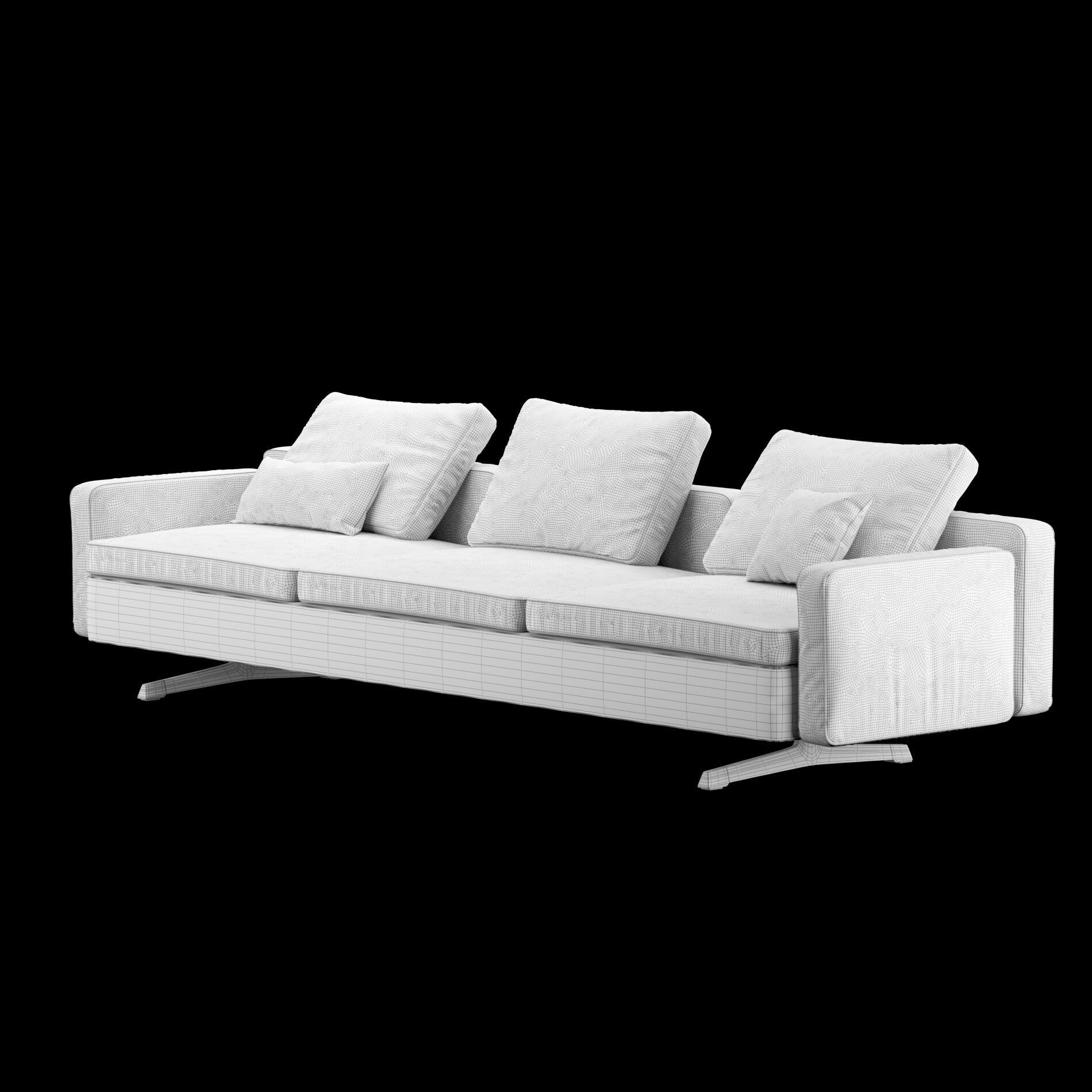 Modern sofa 2 3D model_3