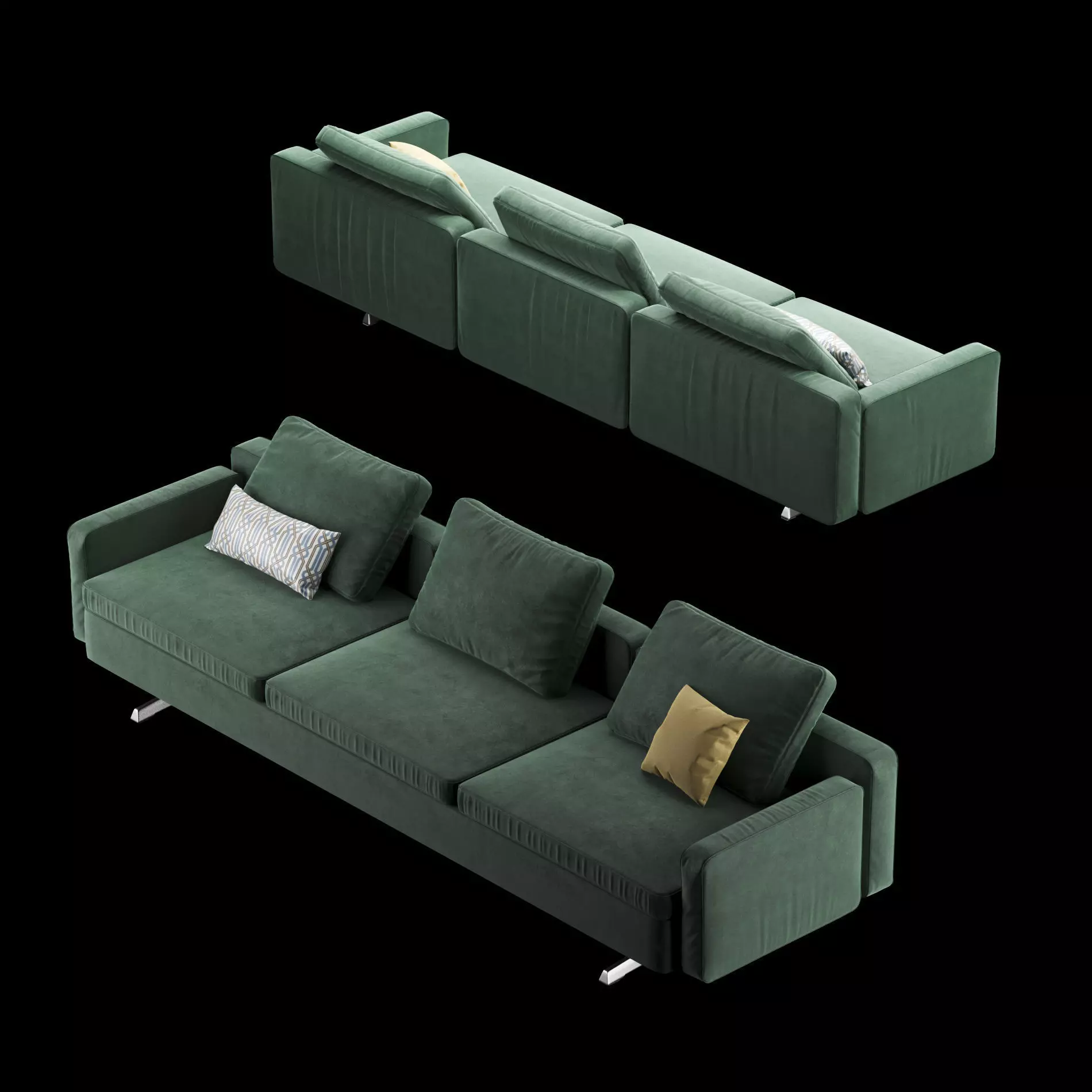 Modern sofa 2 3D model_0
