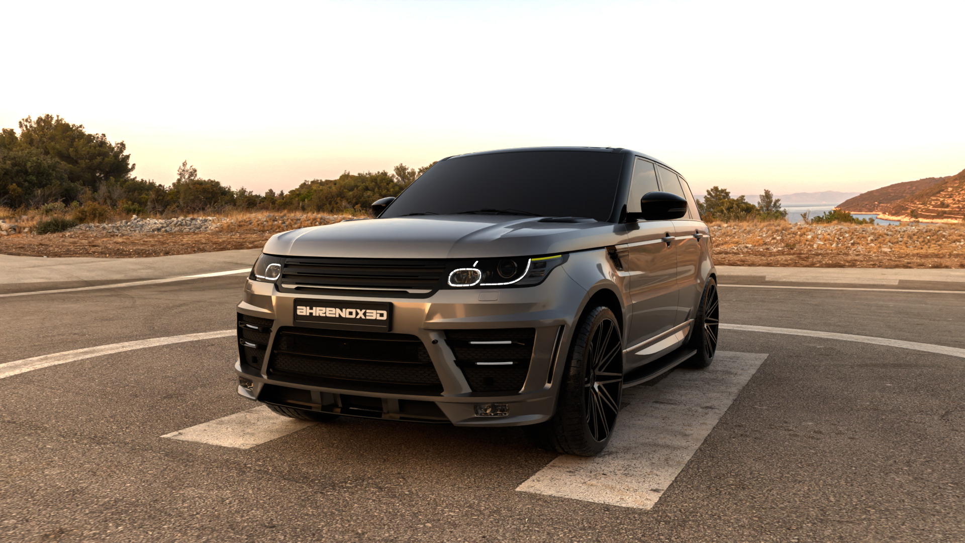 Realistic HDR Environment Perfect for Automotive Renders 3D model_1