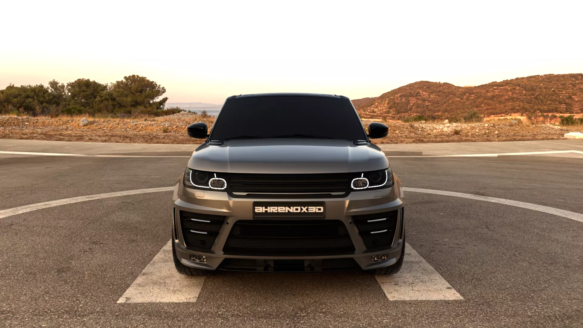 Realistic HDR Environment Perfect for Automotive Renders 3D model_0