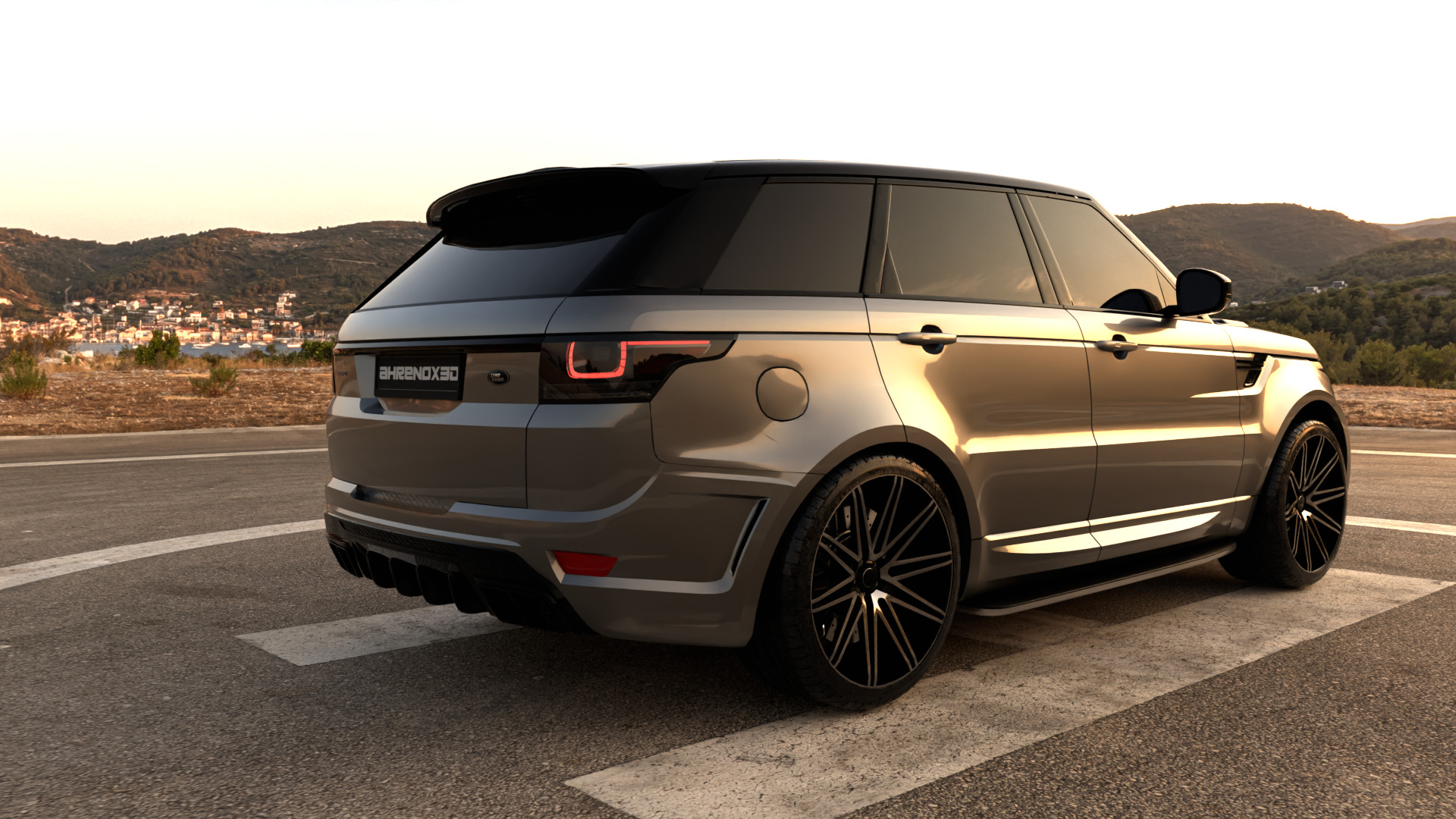 Realistic HDR Environment Perfect for Automotive Renders 3D model_2