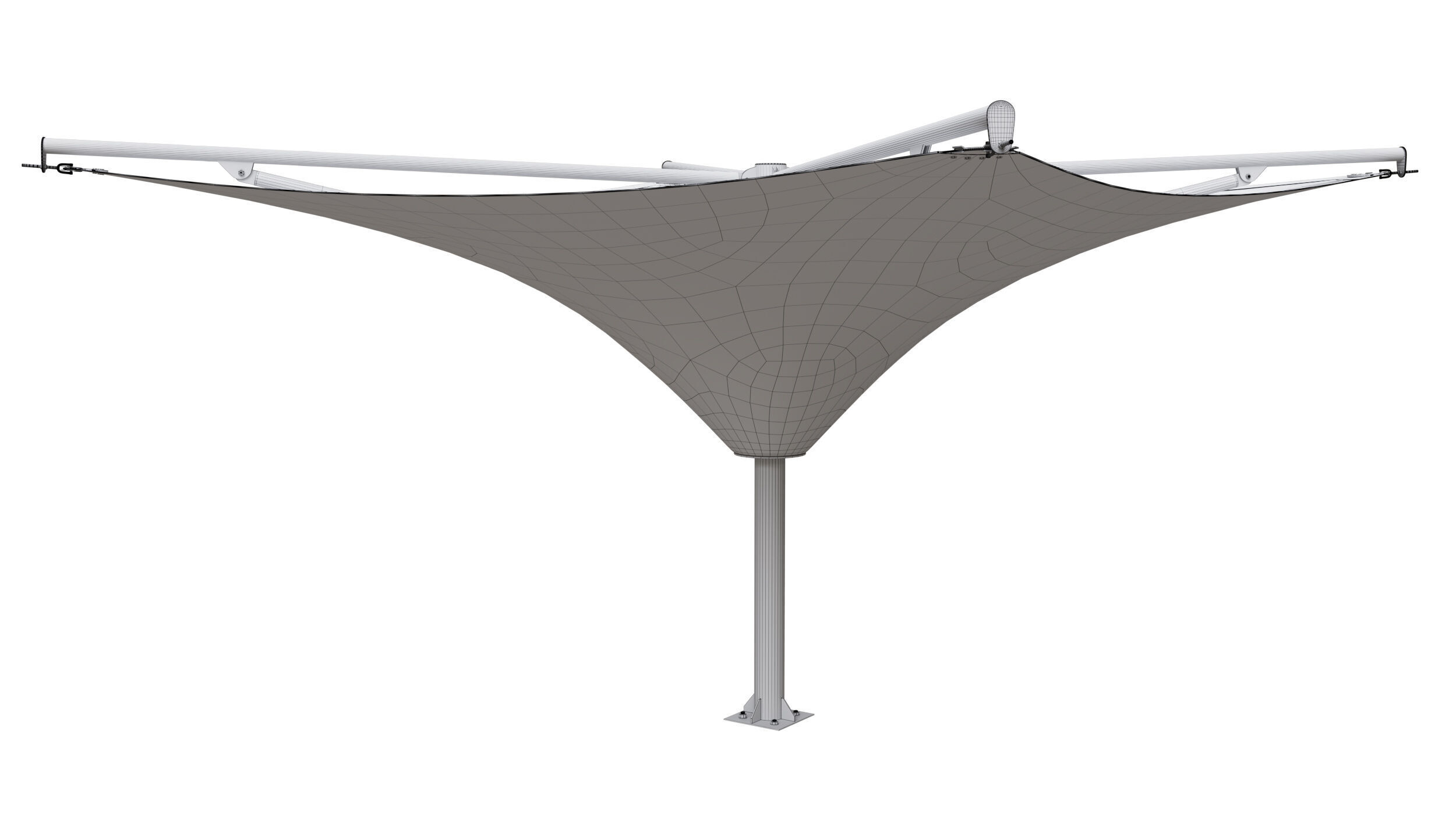 Parking SunShade 3D model_6