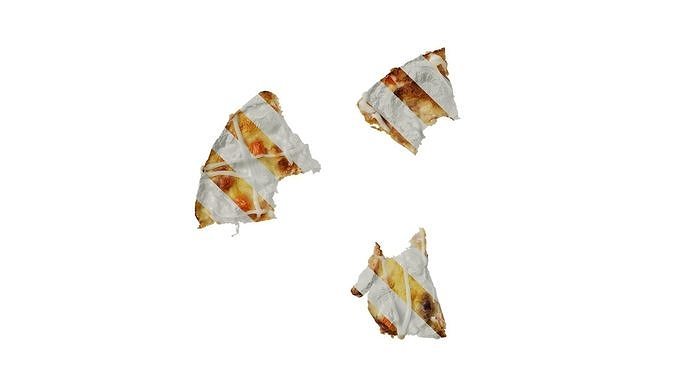 Anydrafts Bitten pizza slices 02 Texture