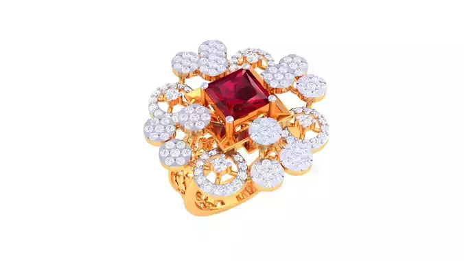  Women Ring MTL 3dm STL OBJ FBX Details