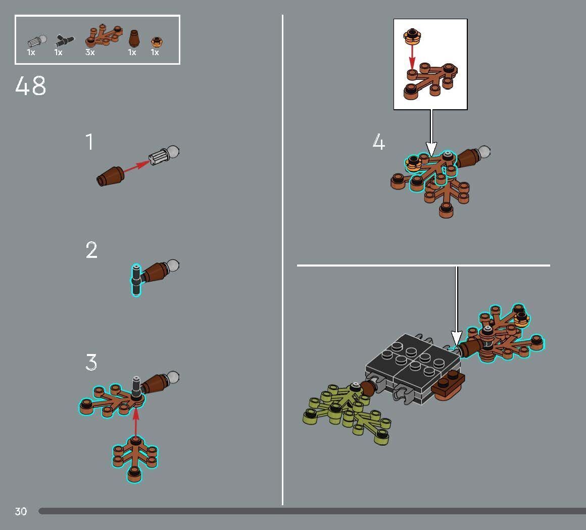 TwindBricks3D - 10314 Dried Flower Centerpiece 3D print model_25