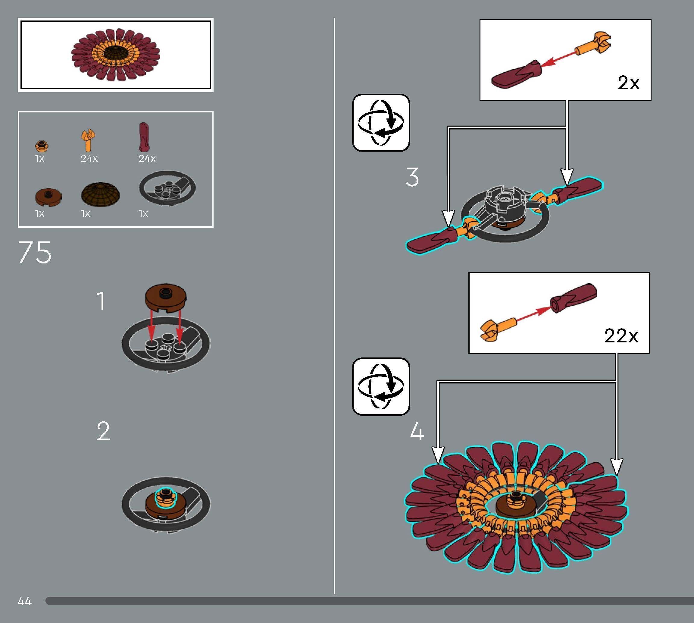 TwindBricks3D - 10314 Dried Flower Centerpiece 3D print model_39