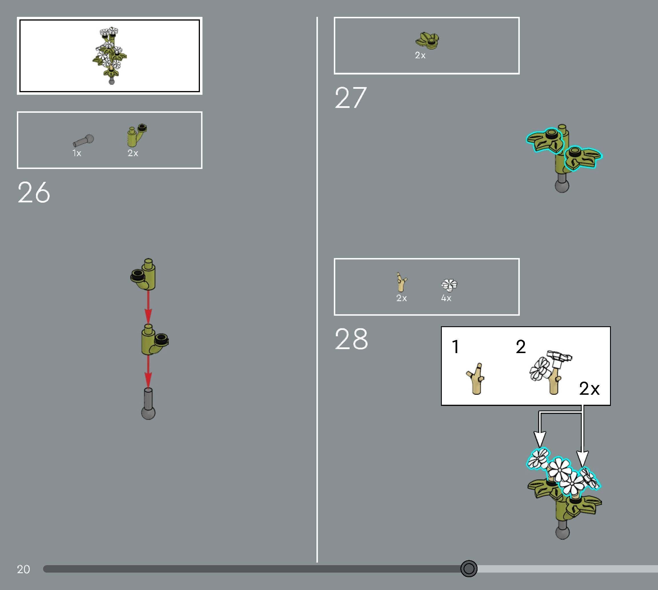 TwindBricks3D - 10314 Dried Flower Centerpiece 3D print model_15