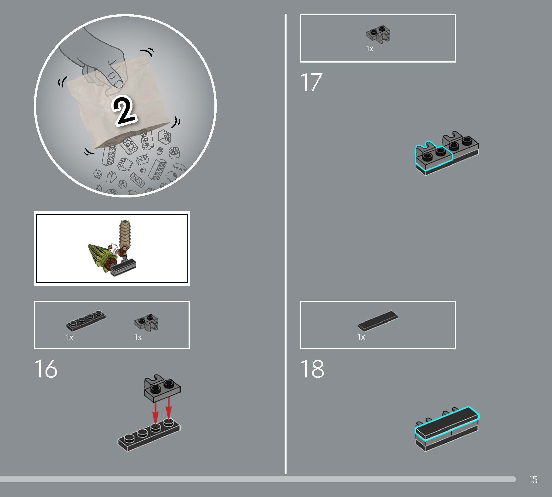 TwindBricks3D - 10314 Dried Flower Centerpiece 3D print model_10