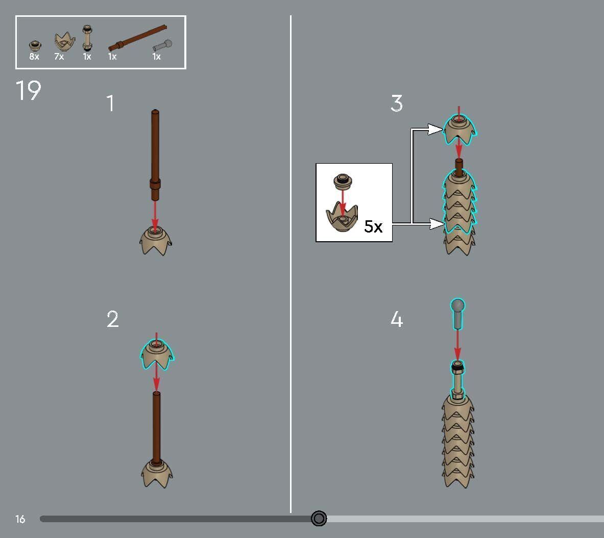 TwindBricks3D - 10314 Dried Flower Centerpiece 3D print model_11
