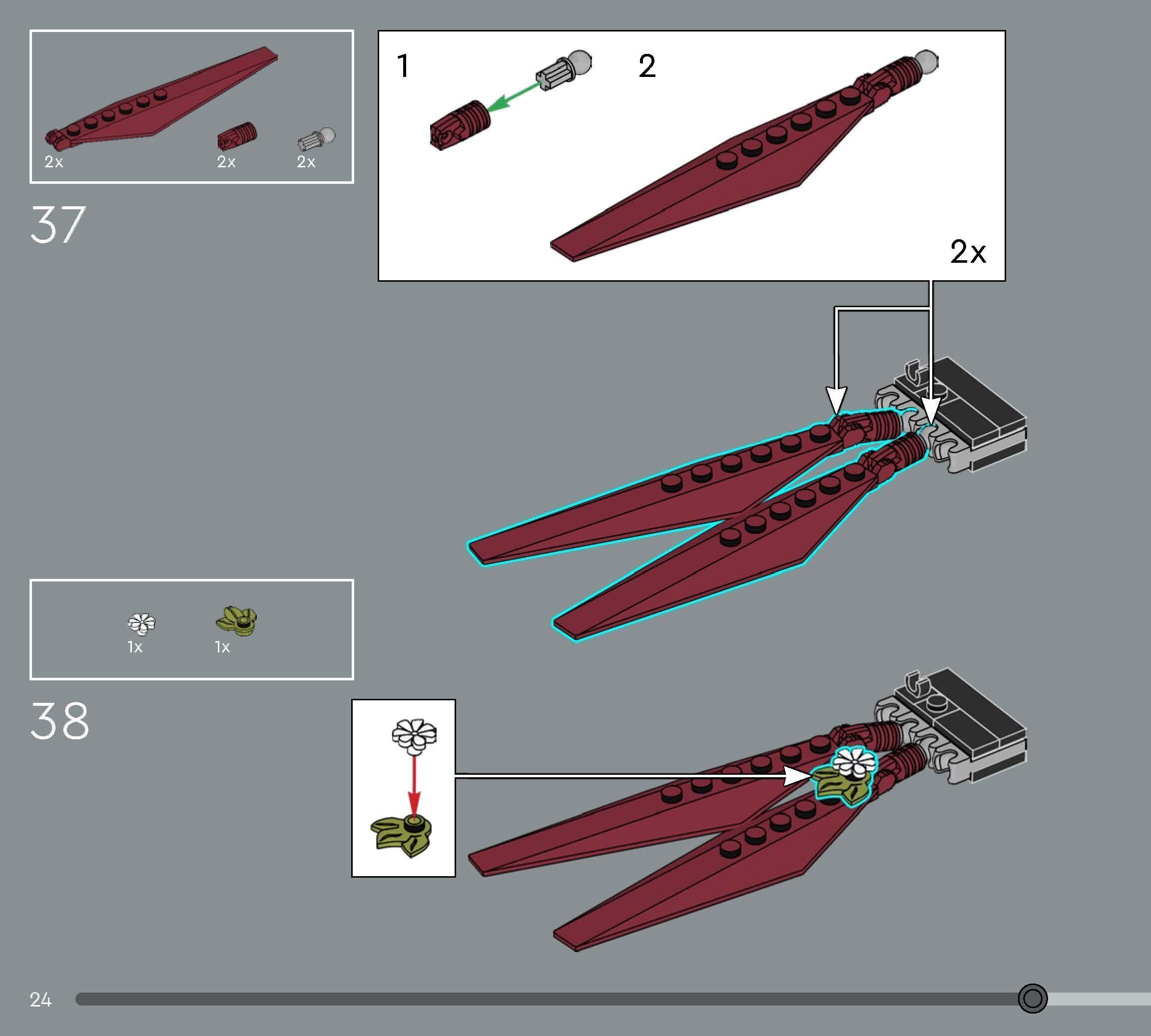 TwindBricks3D - 10314 Dried Flower Centerpiece 3D print model_19