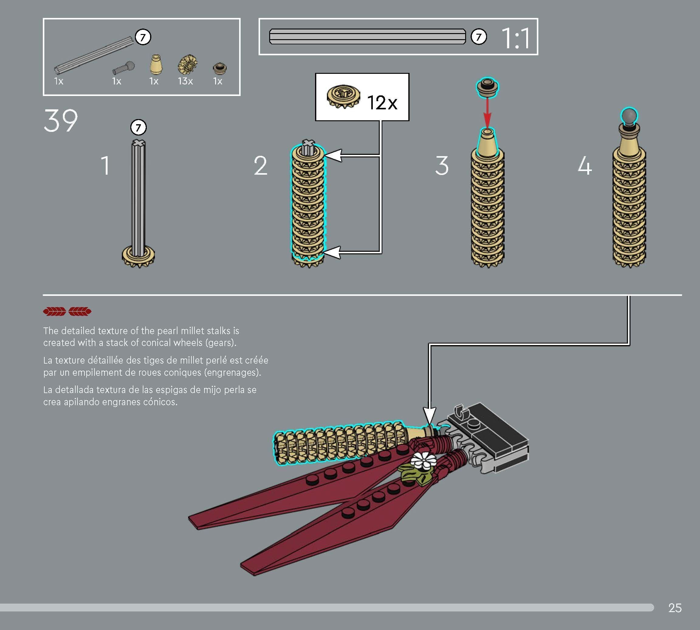 TwindBricks3D - 10314 Dried Flower Centerpiece 3D print model_20