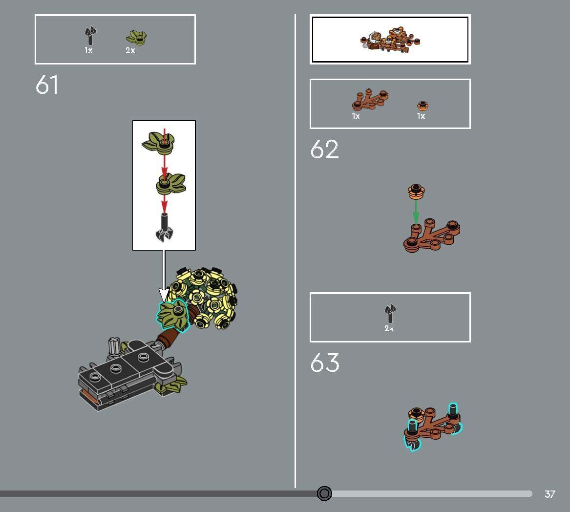 TwindBricks3D - 10314 Dried Flower Centerpiece 3D print model_32