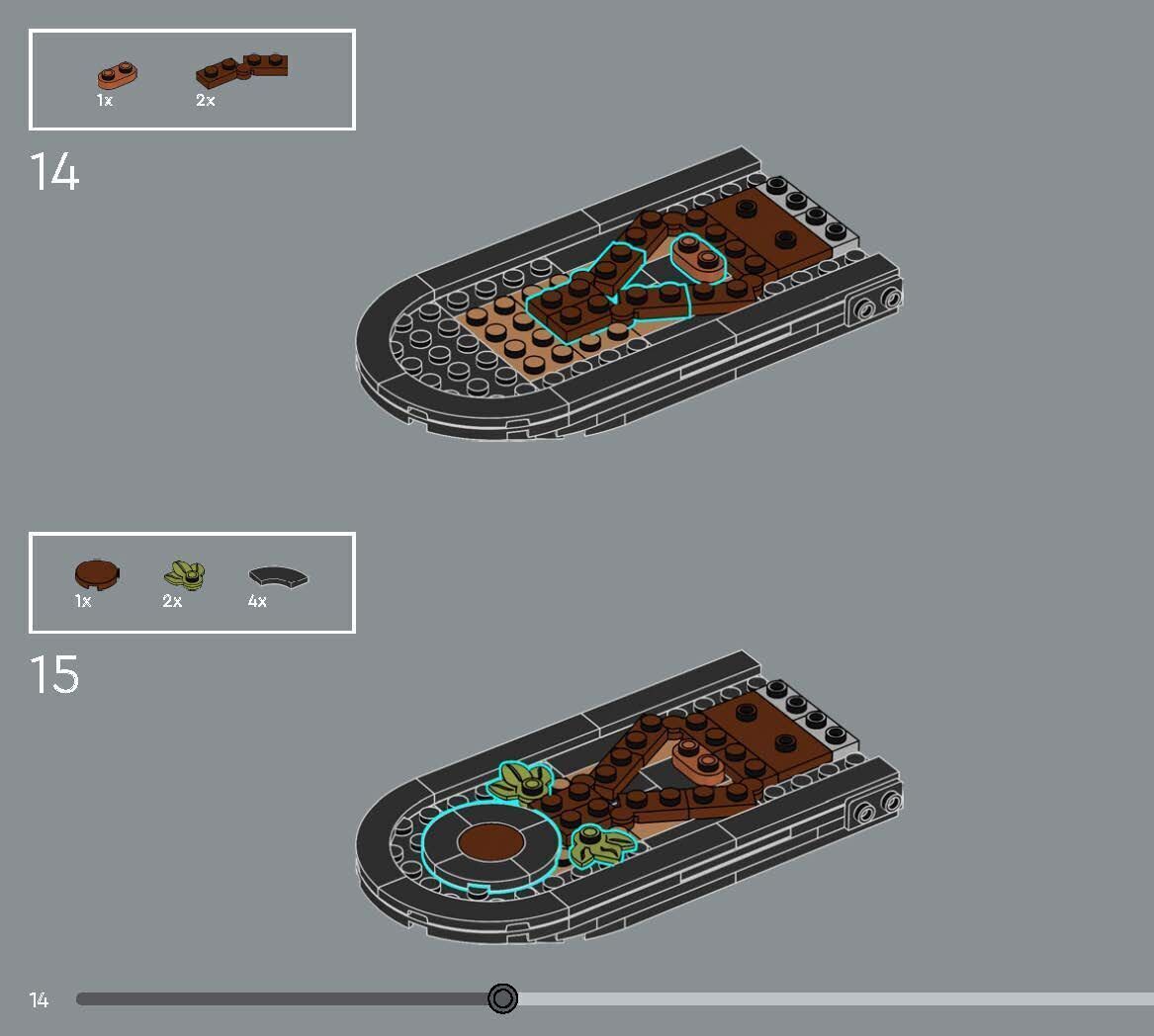 TwindBricks3D - 10314 Dried Flower Centerpiece 3D print model_9