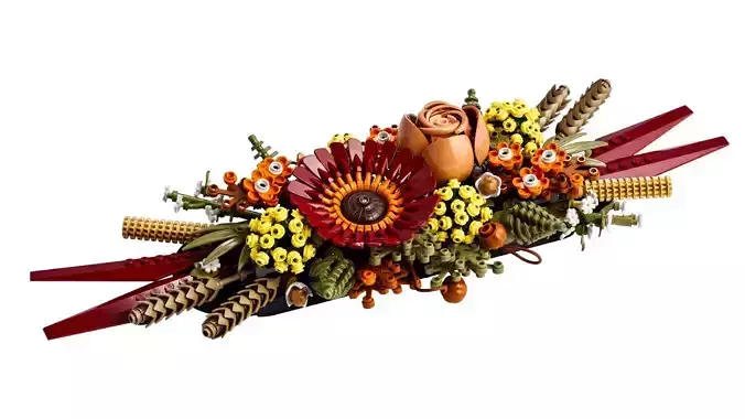 TwindBricks3D - 10314 Dried Flower Centerpiece 3D print model