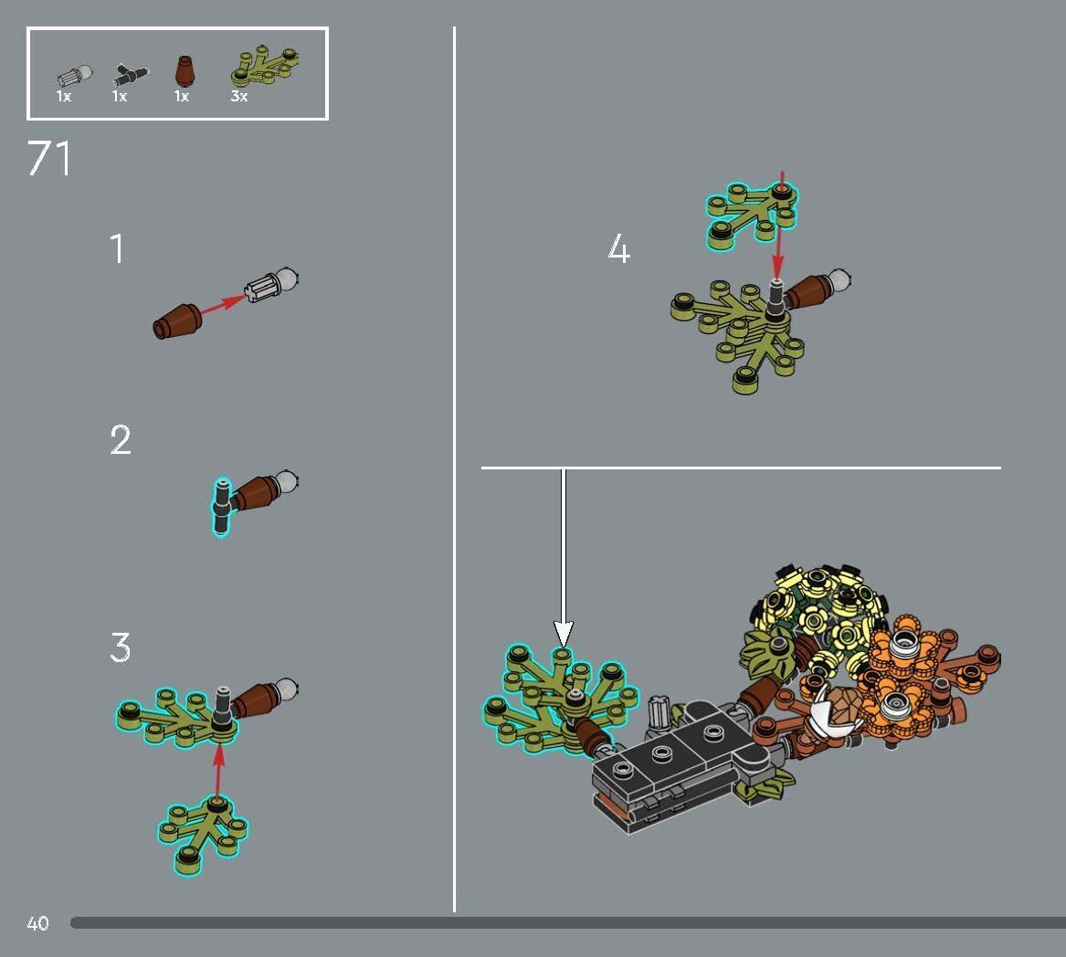 TwindBricks3D - 10314 Dried Flower Centerpiece 3D print model_35