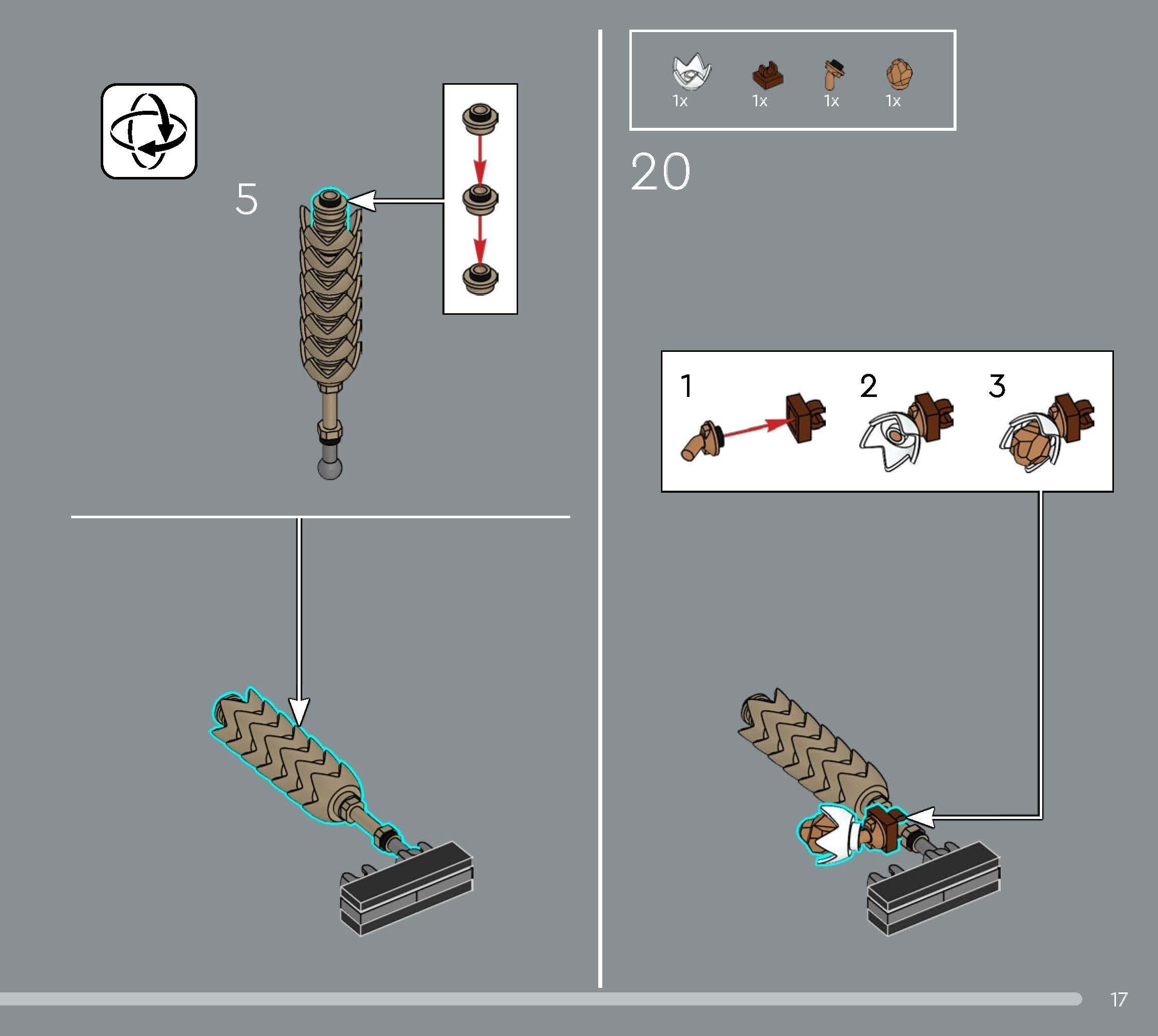 TwindBricks3D - 10314 Dried Flower Centerpiece 3D print model_12