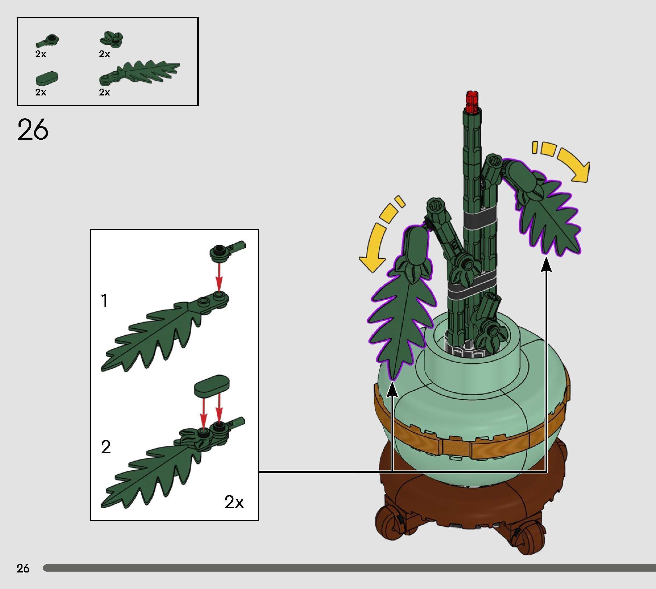 TwindBricks3D - 10368 Chrysanthemum 3D print model_20
