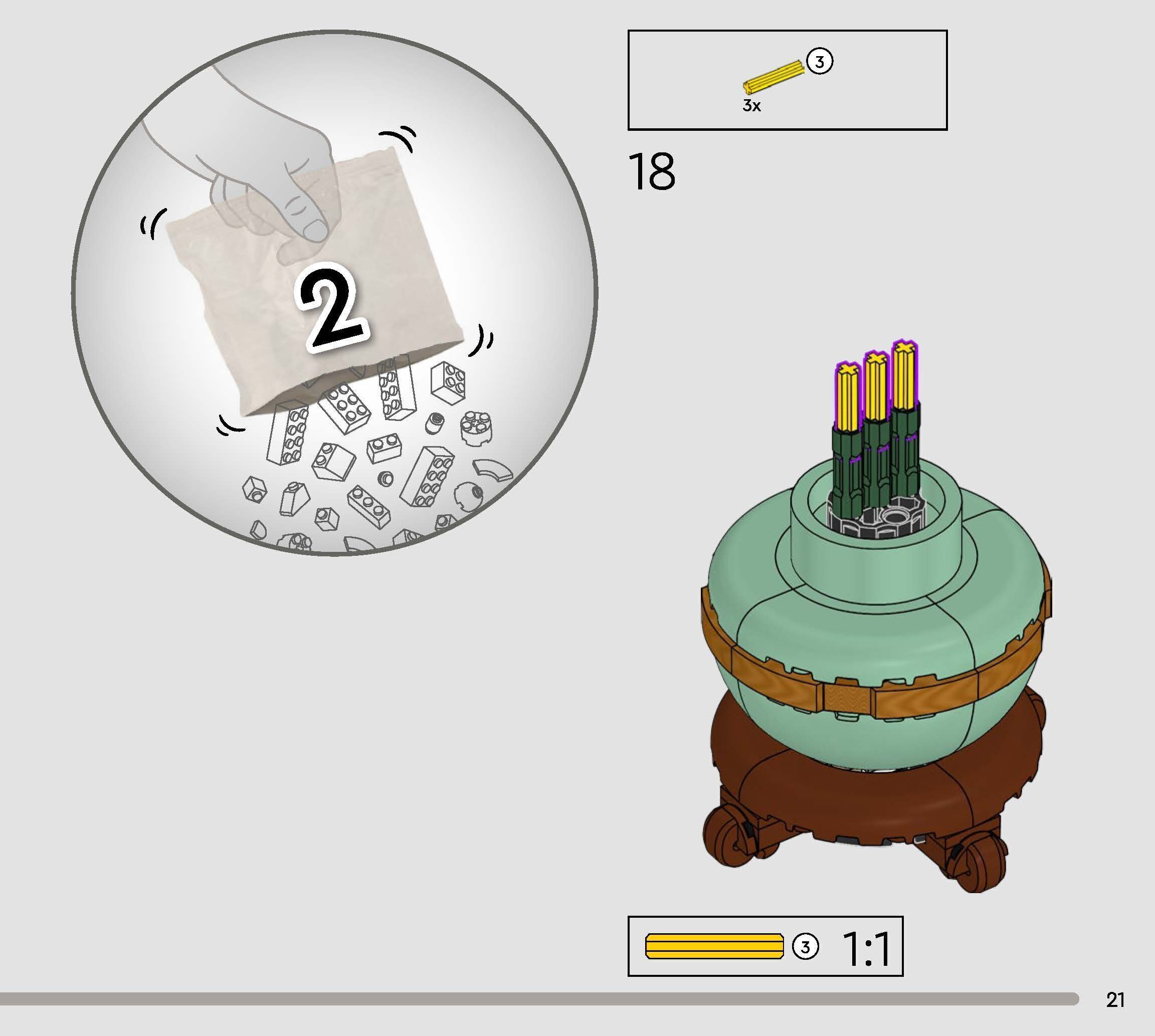 TwindBricks3D - 10368 Chrysanthemum 3D print model_15