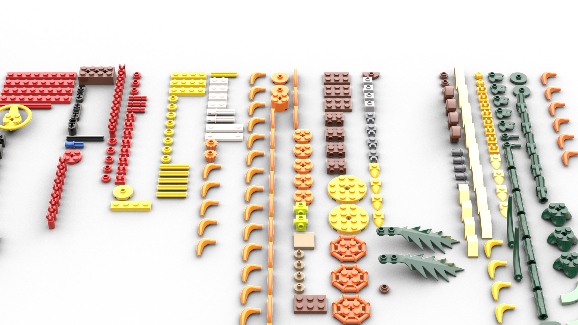 TwindBricks3D - 10368 Chrysanthemum 3D print model_1