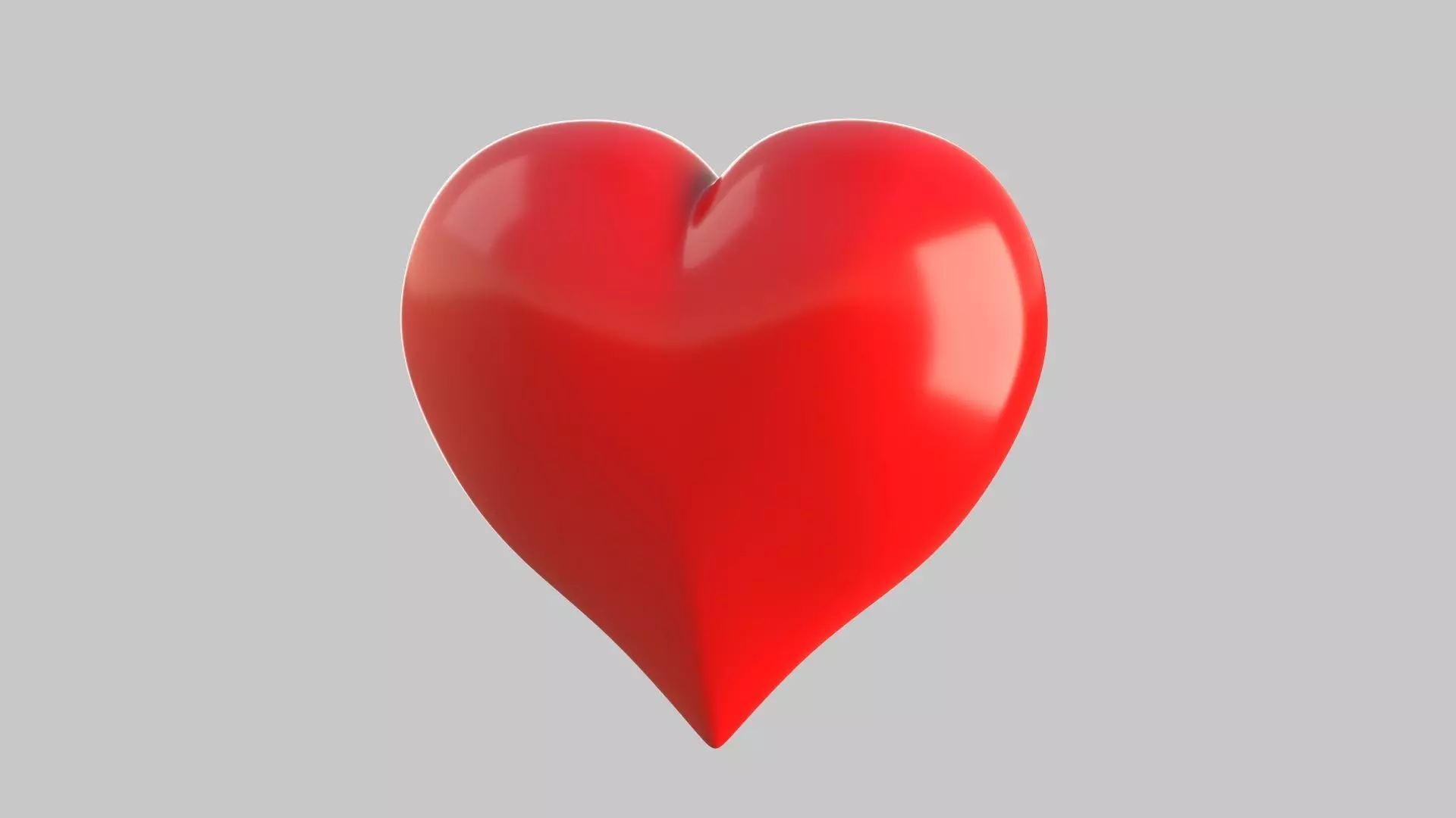 Heart icon v 25 3D model_0