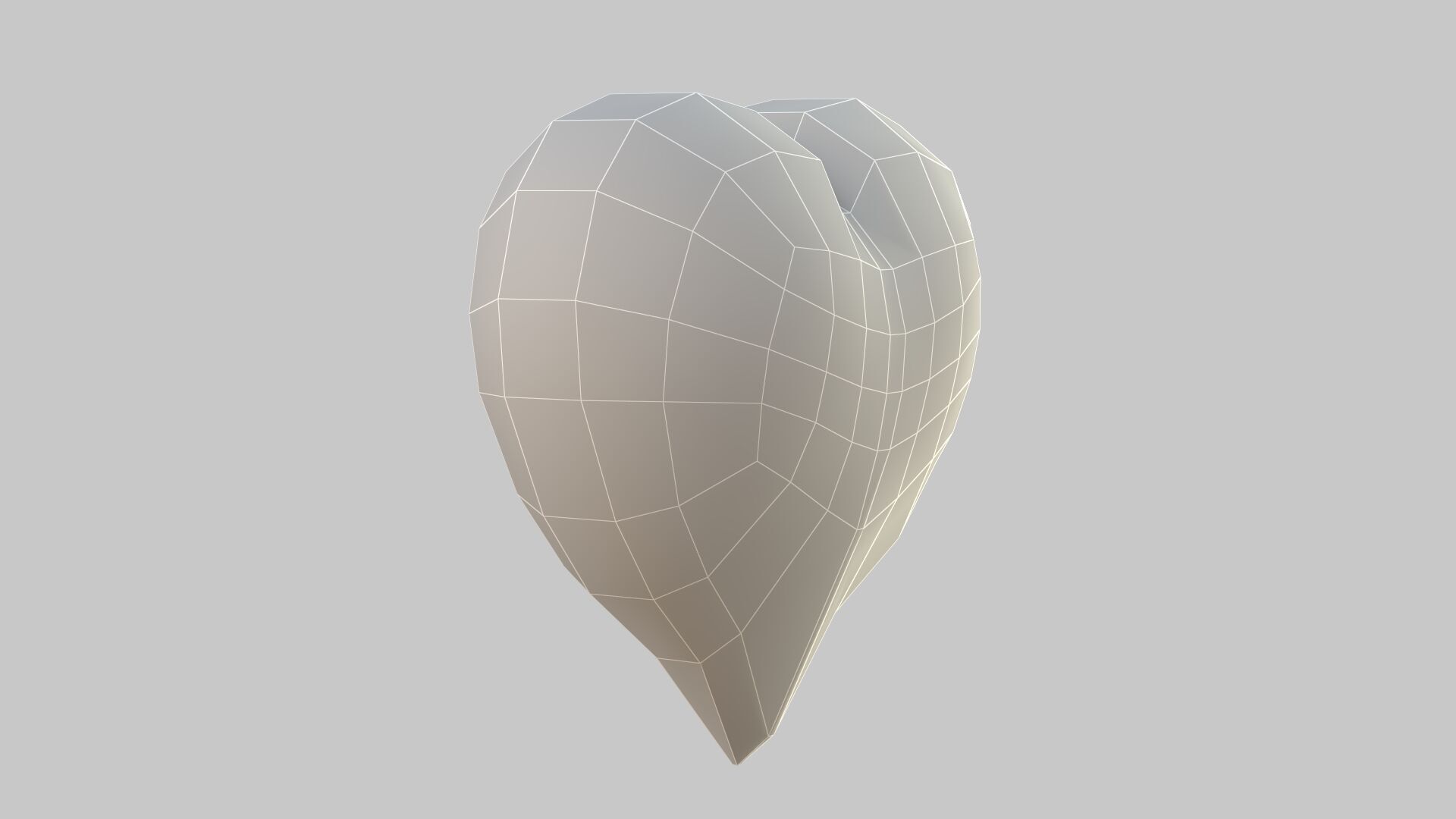 Heart icon v 25 3D model_9