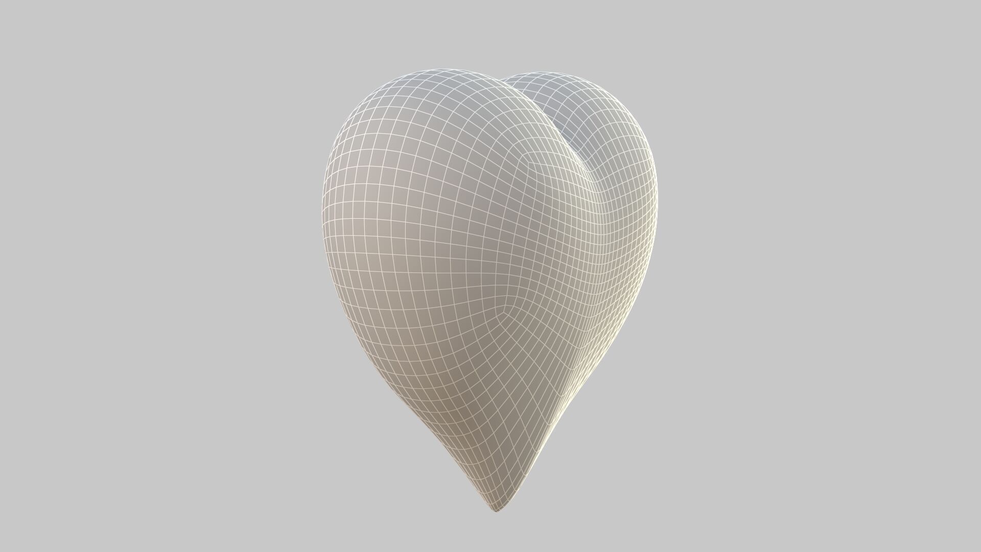 Heart icon v 25 3D model_7