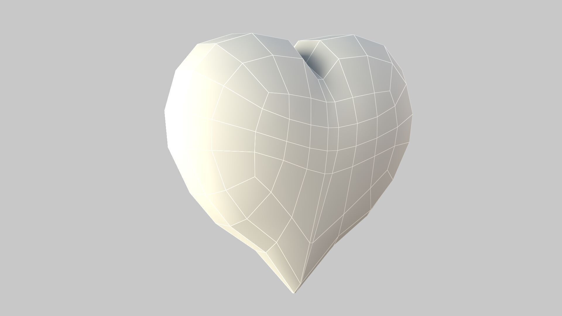 Heart icon v 25 3D model_8