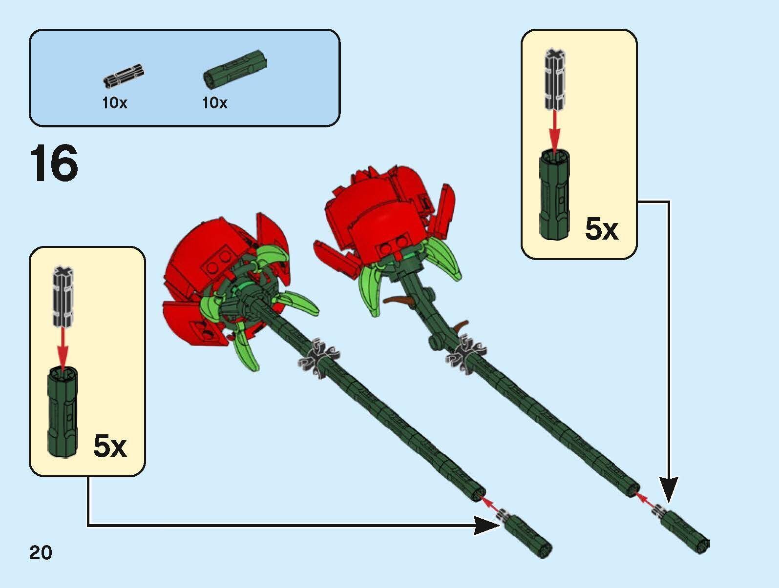 TwindBricks3D - 40460 Roses 3D print model_36