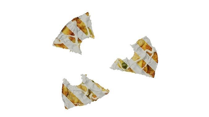Anydrafts Bitten pizza slices 04 Texture