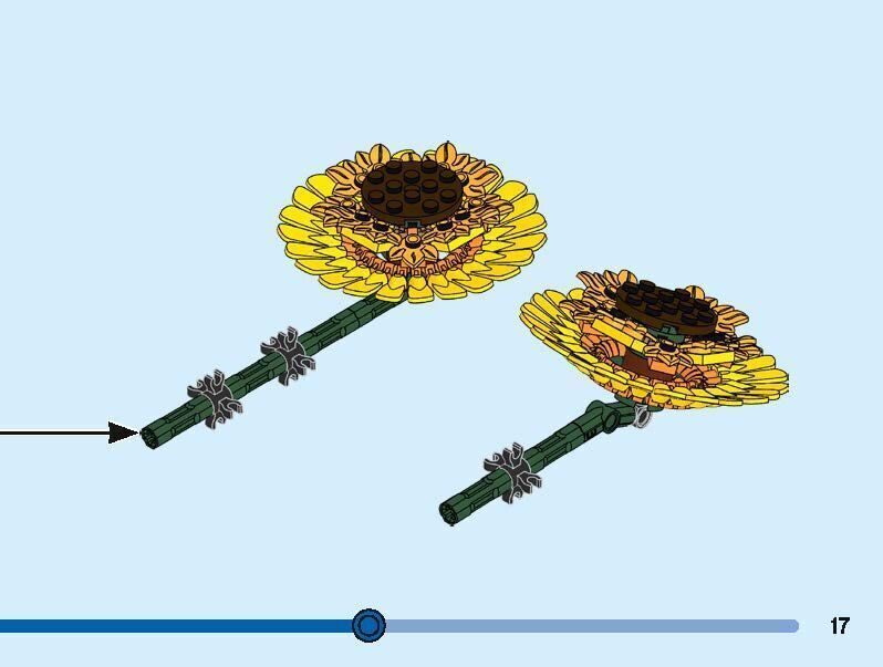 TwindBricks3D - 40524 Sunflowers 3D print model_30