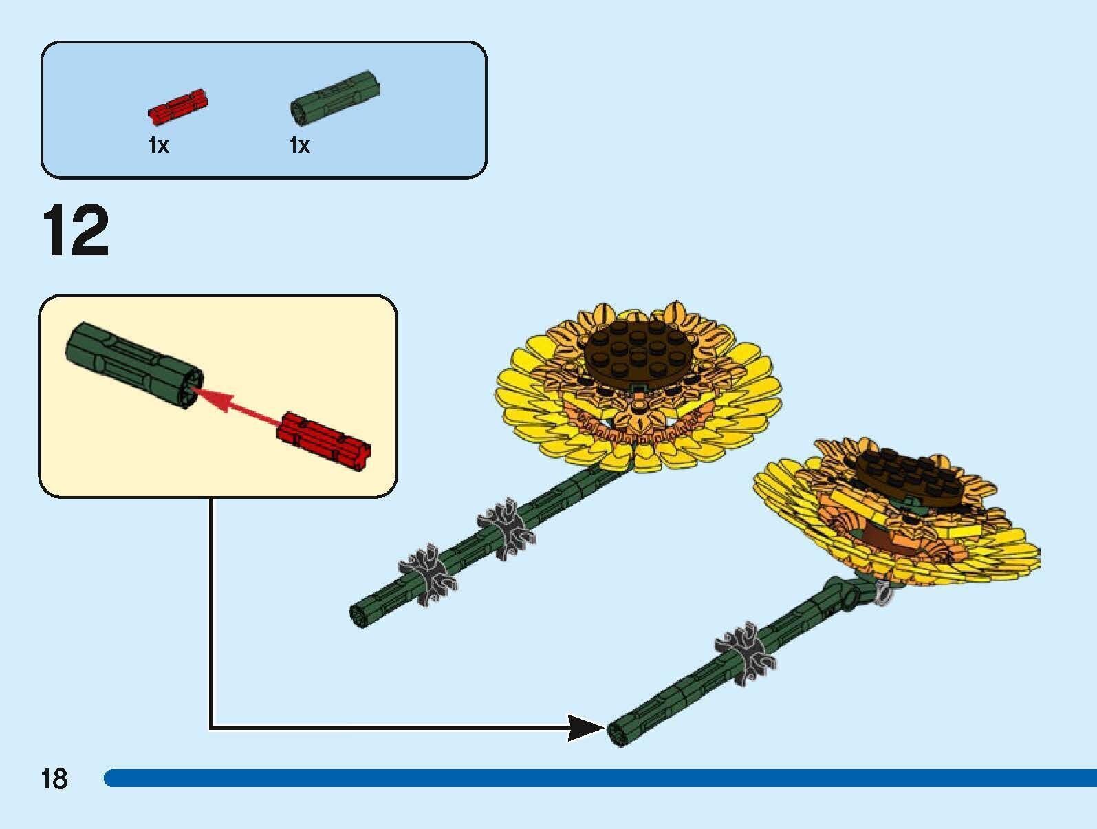 TwindBricks3D - 40524 Sunflowers 3D print model_32
