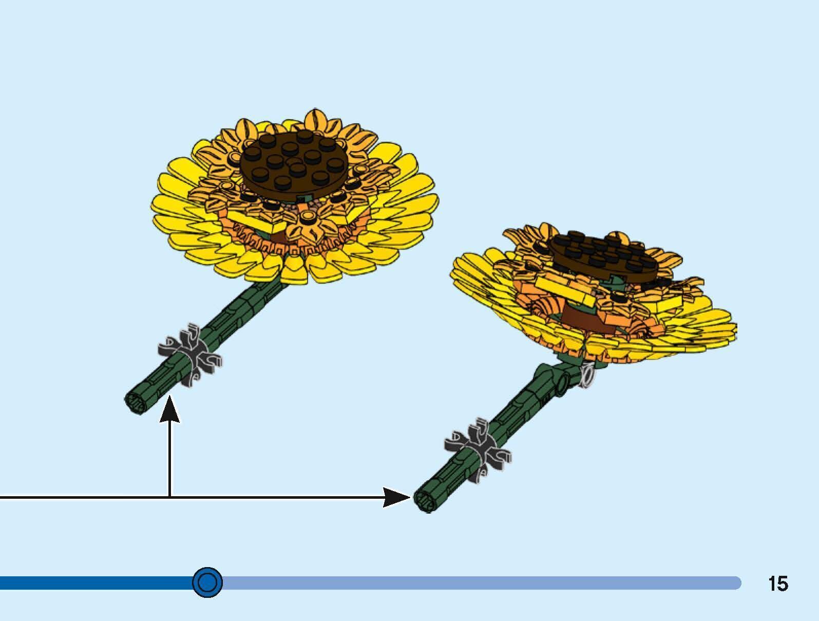 TwindBricks3D - 40524 Sunflowers 3D print model_27